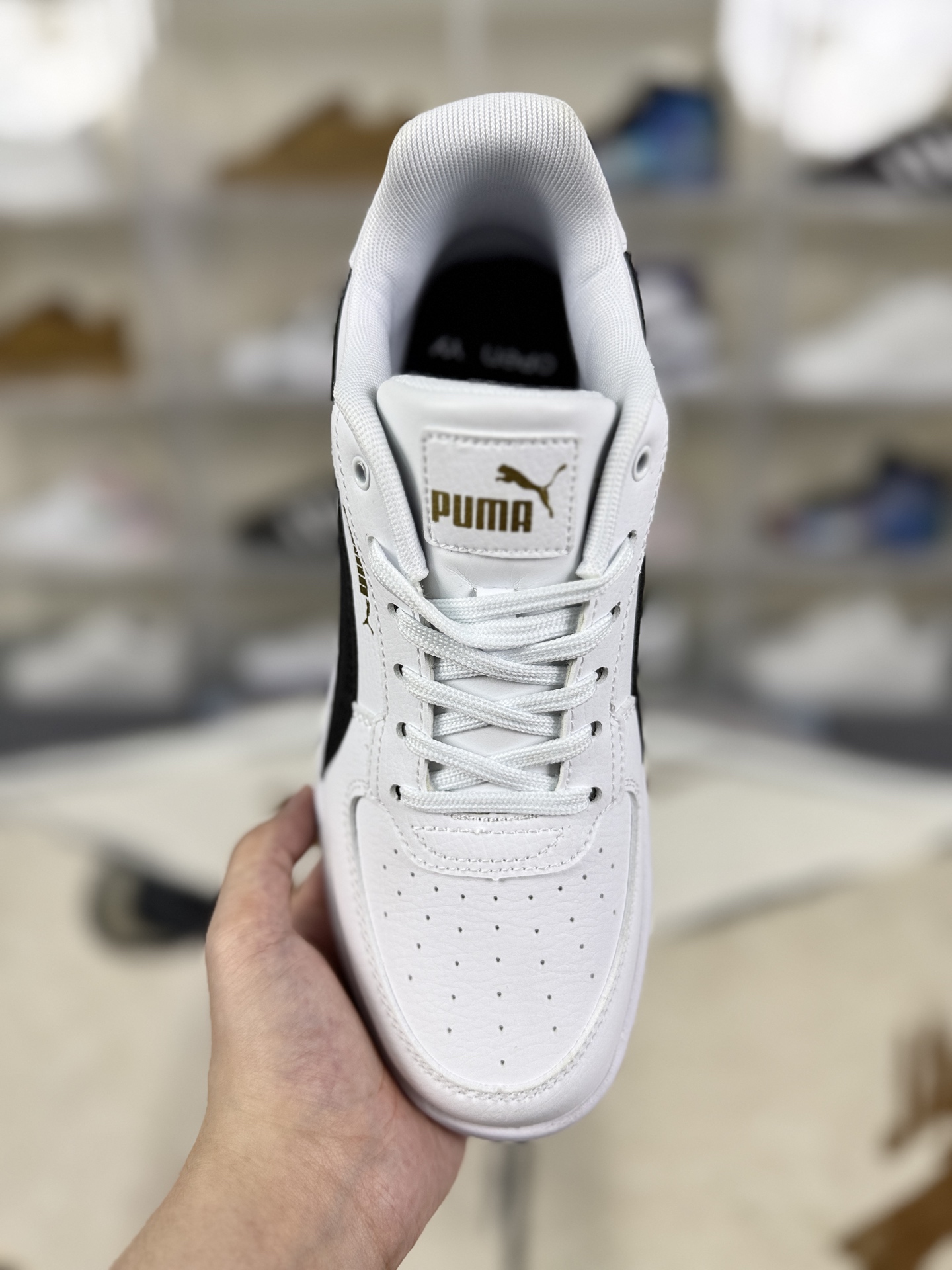 PUMA Caven 2.0: Classic Low-Top Sneakers - White & Black, Unisex Design 5 i1755885944011 9266 0 3