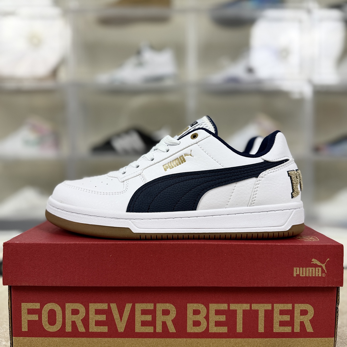 Puma Caven 2.0 Low-Top Sneakers - White & Blue, Durable & Comfortable 9 i1755886014991 2393 0 7