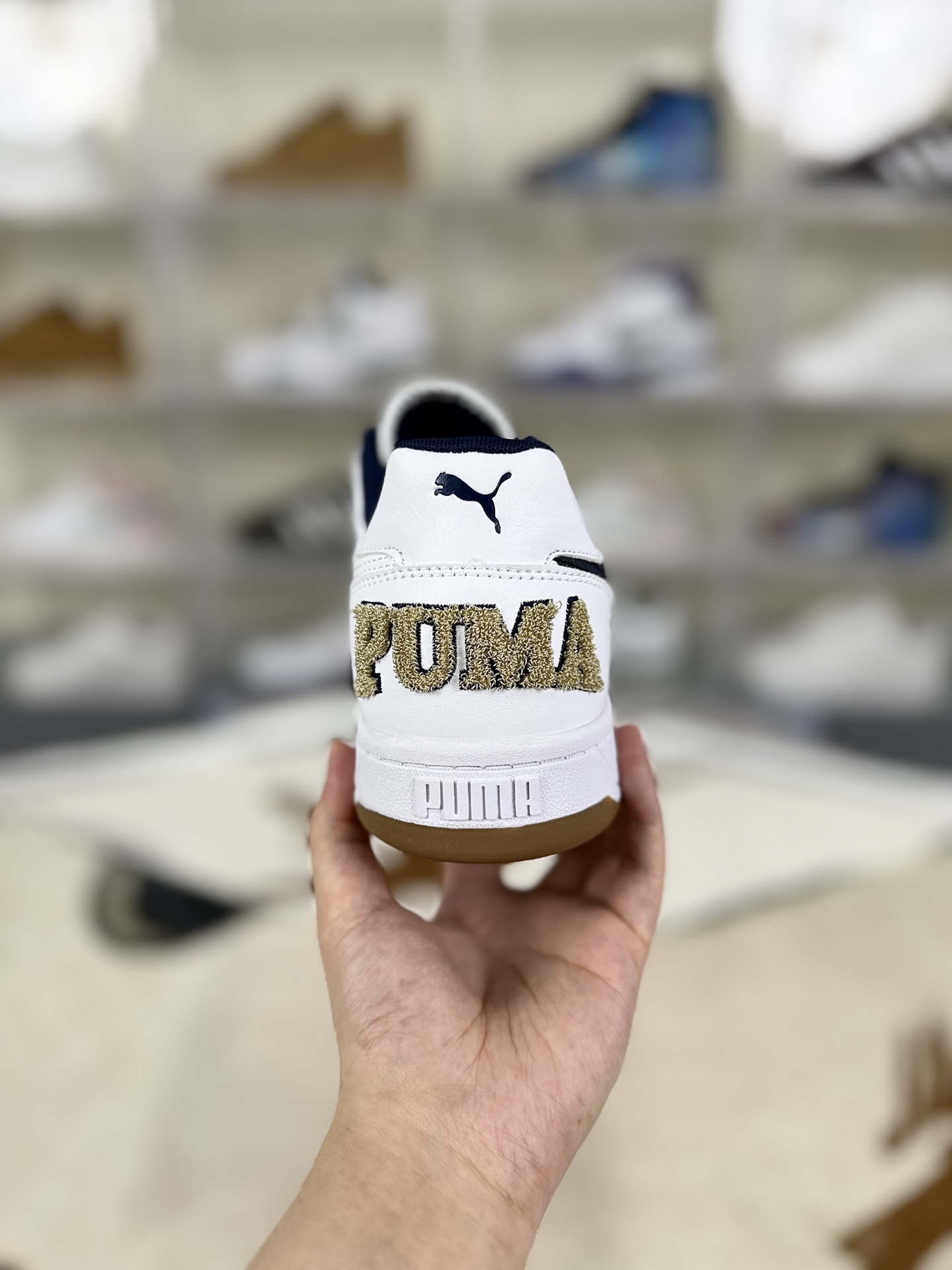 Puma Caven 2.0 Low-Top Sneakers - White & Blue, Durable & Comfortable 3 i1755886018617 8761 0 2