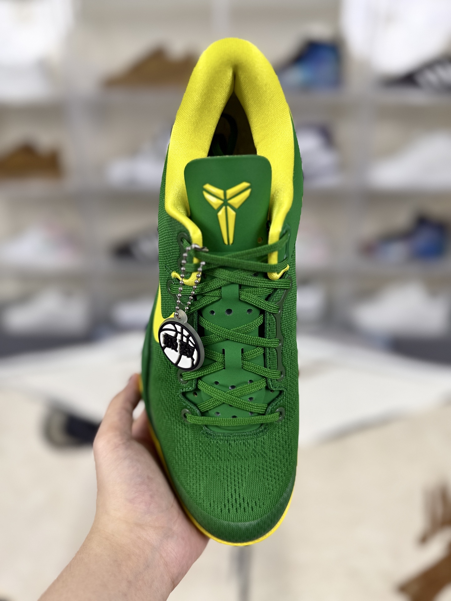 Nike Kobe 8 Oregon Ducks PE Basketball Shoes - Green/Yellow - Size 40-48.5 4 i1755886168340 3074 0 3