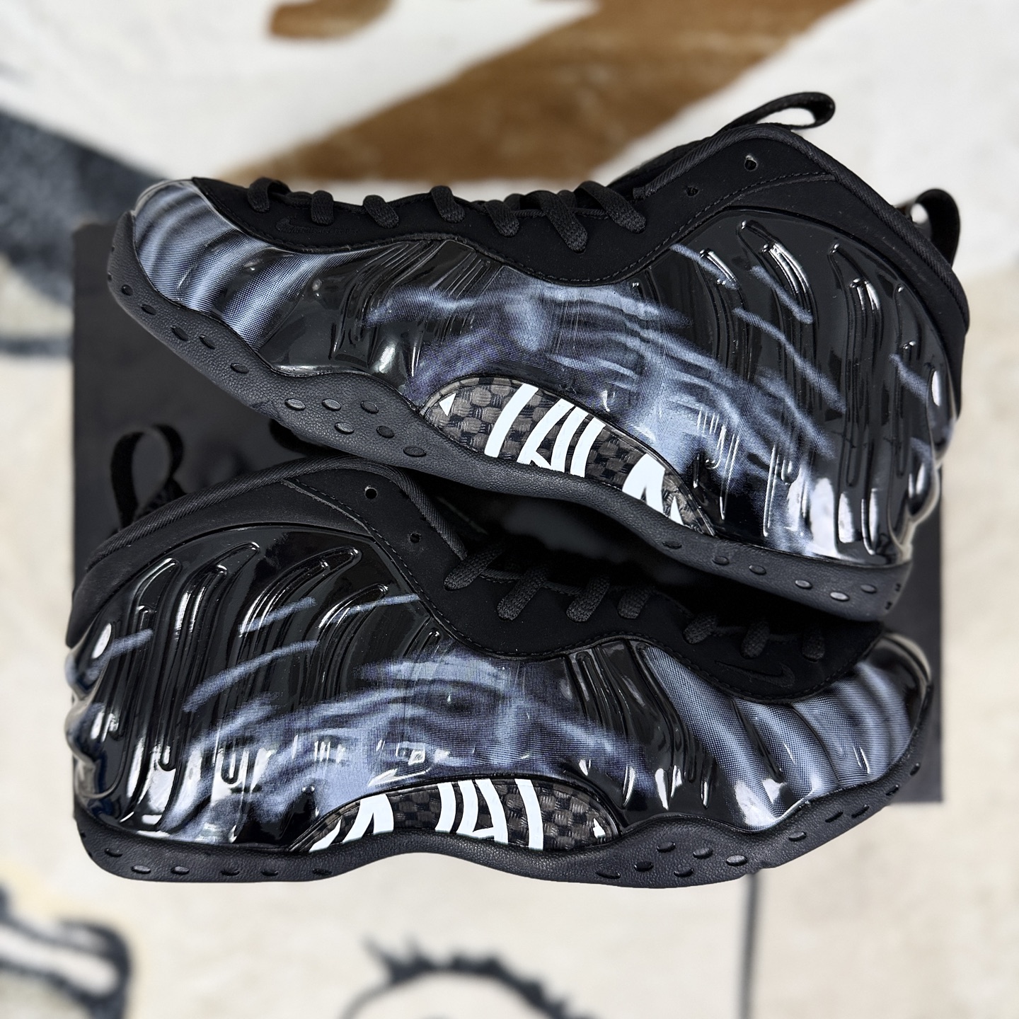Nike Air Foamposite One 'Black White' Basketball Shoes - DM0115-002 9 i1755975346261 3857 0 7