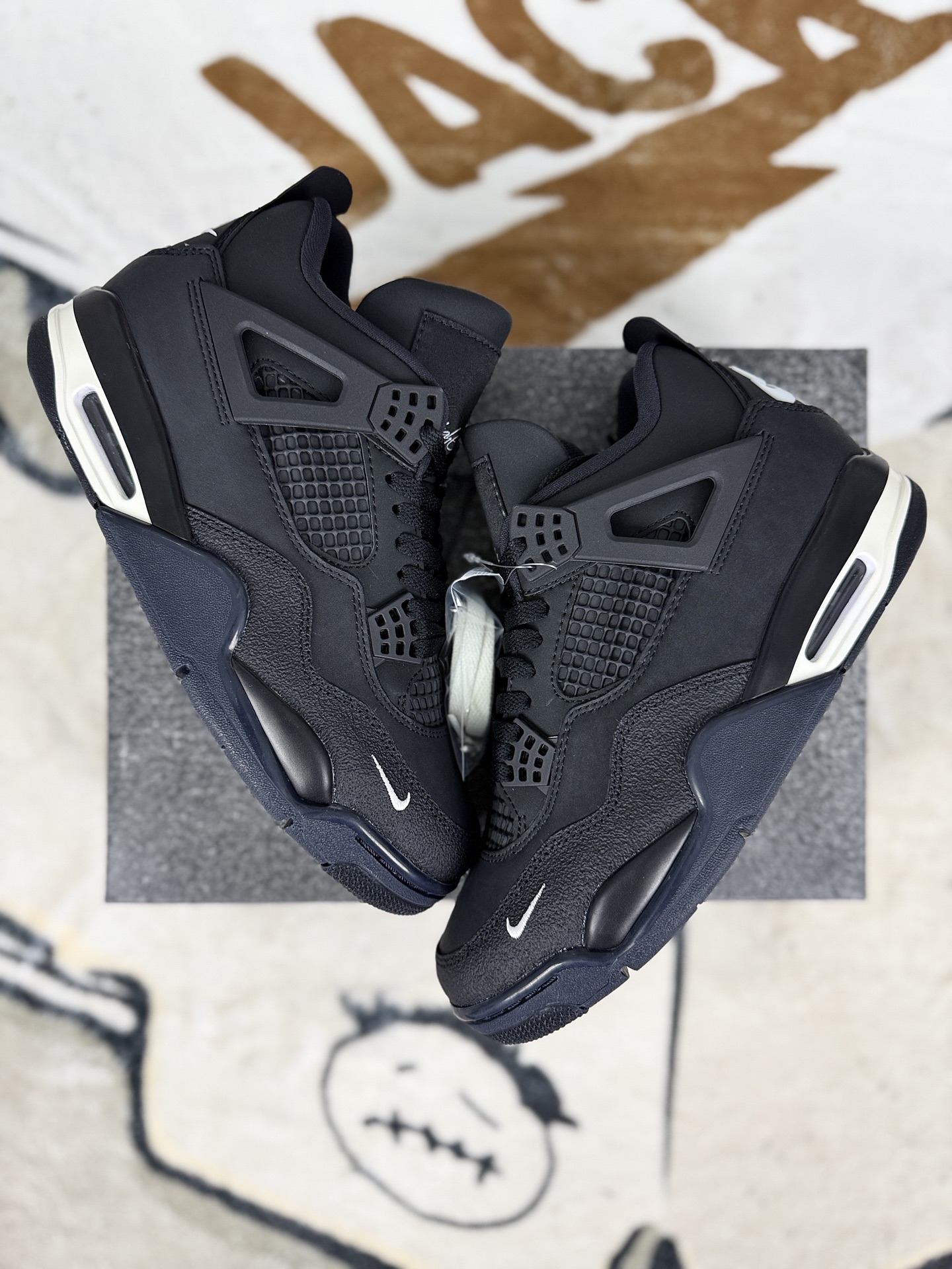Nigel Sylvester x Air Jordan 4 OG 'Brick by Brick' Black Basketball Shoes 6 i1755975437299 6825 0 6