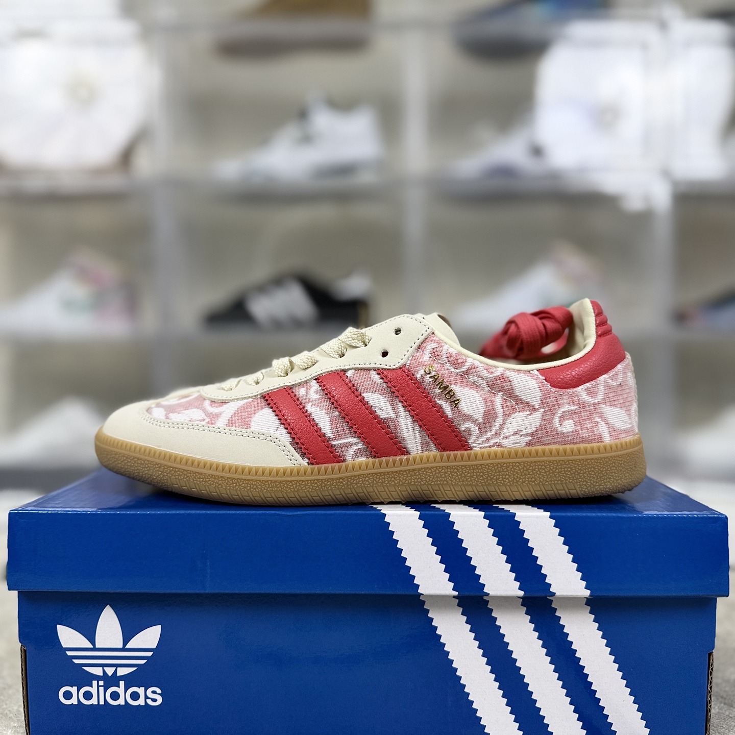 Adidas Originals Samba Low-Top Sneakers - White/Pink, Unisex Design 9 i1755975452725 3792 0 8