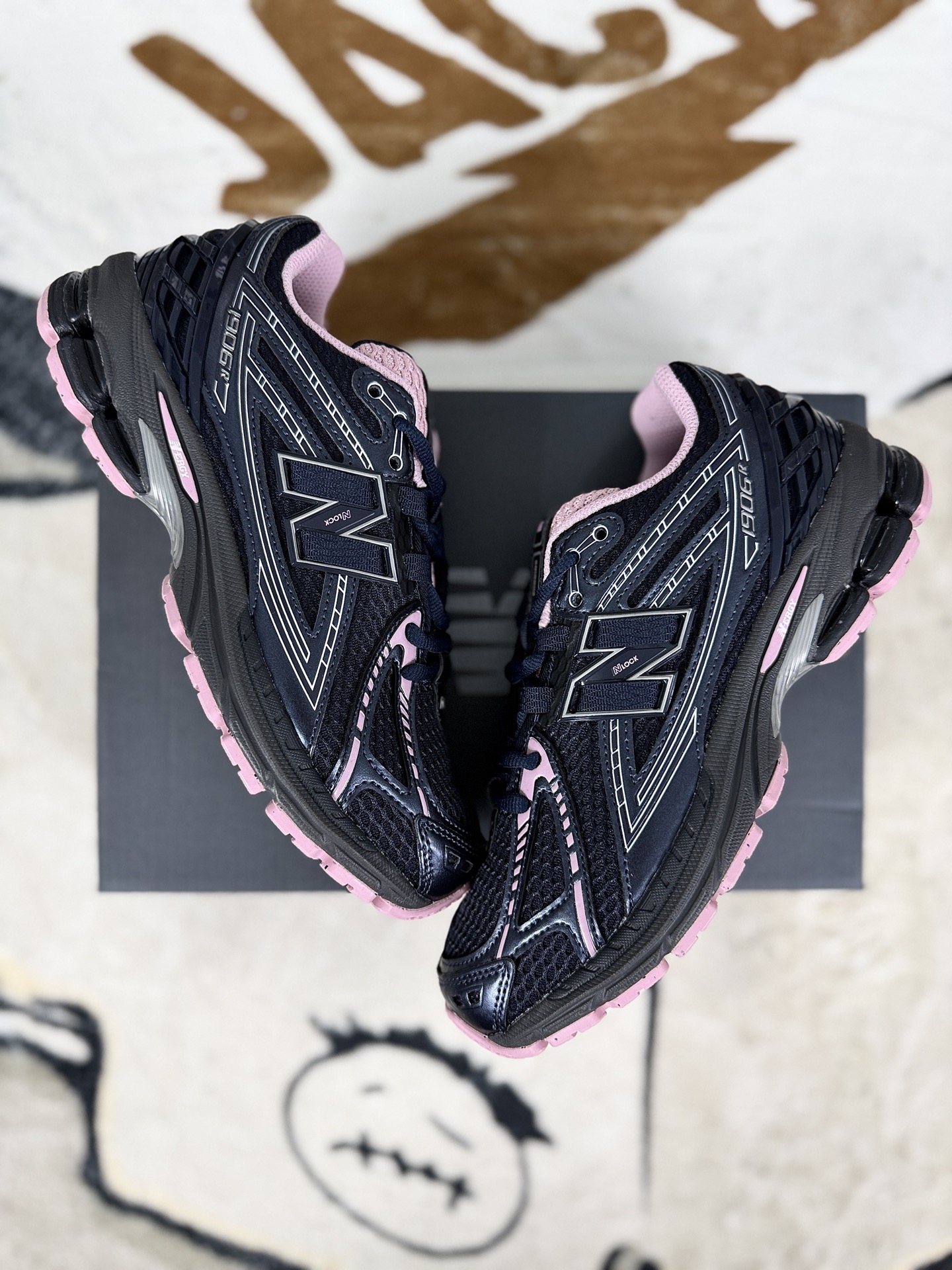 New Balance 1906R Running Shoes - Black & Pink, Comfortable & Durable 6 i1756316482982 9903 0 6
