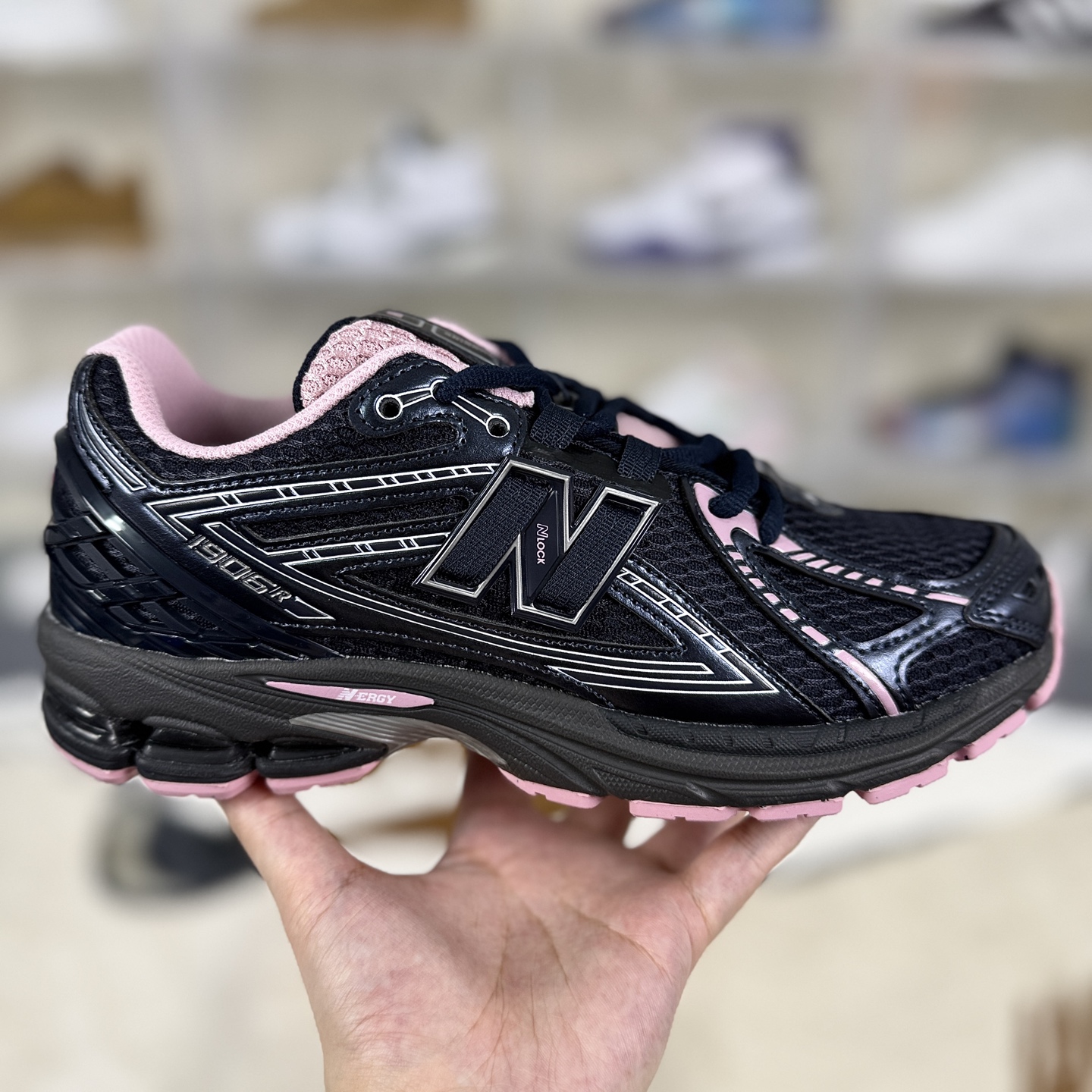 New Balance 1906R Running Shoes - Black & Pink, Comfortable & Durable 8 i1756316485338 9938 0 5