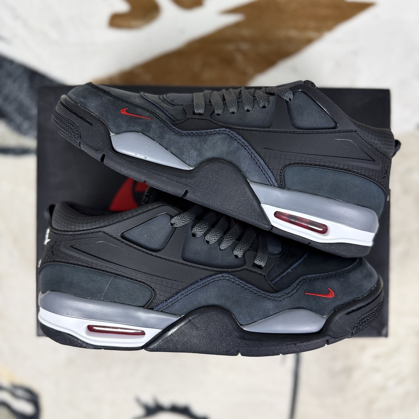 Nigel Sylvester x Jordan Air Jordan 4 RM SP Anthracite Low Basketball Shoes 9 i1756405179932 9054 0 7