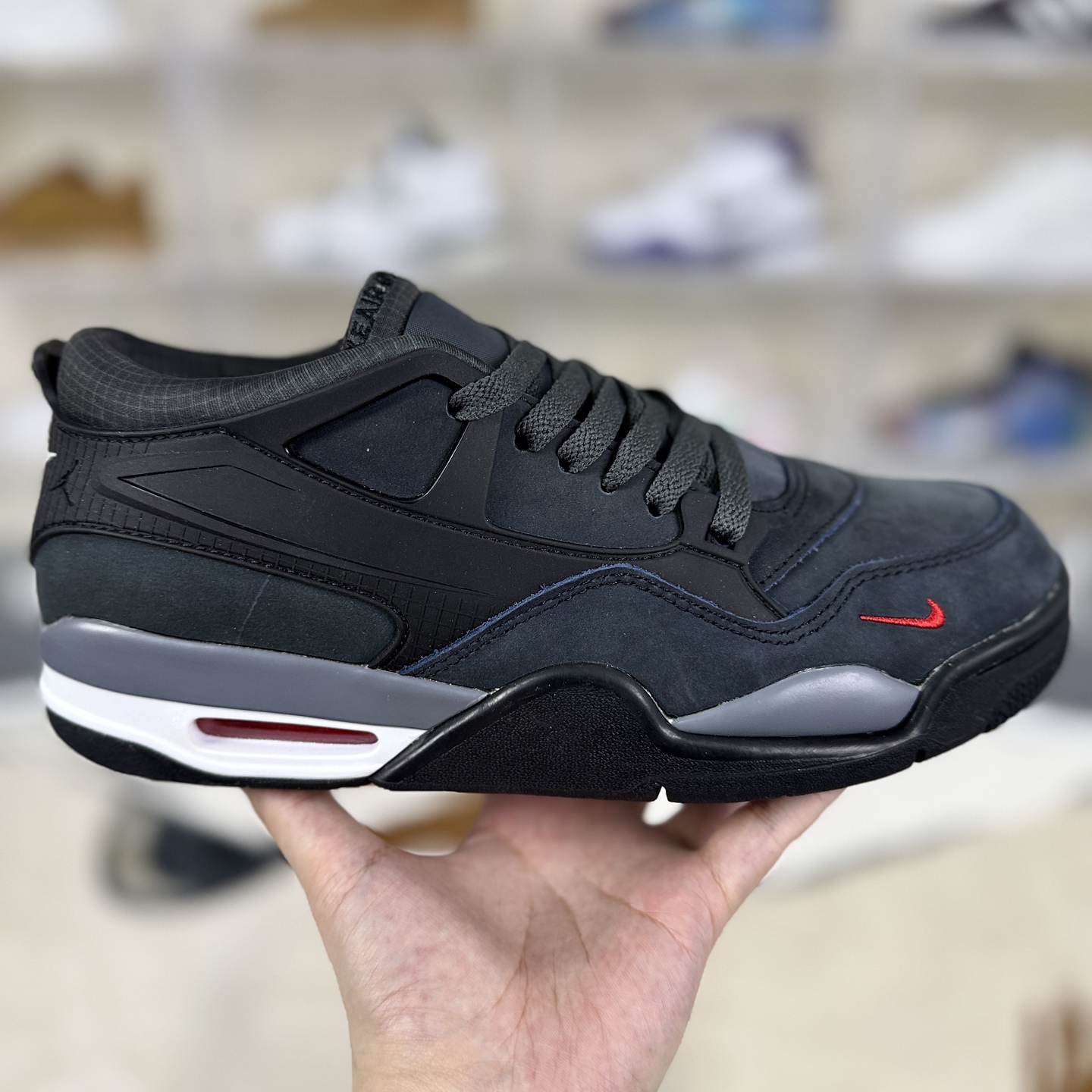Nigel Sylvester x Jordan Air Jordan 4 RM SP Anthracite Low Basketball Shoes 8 i1756405180047 8168 0 5