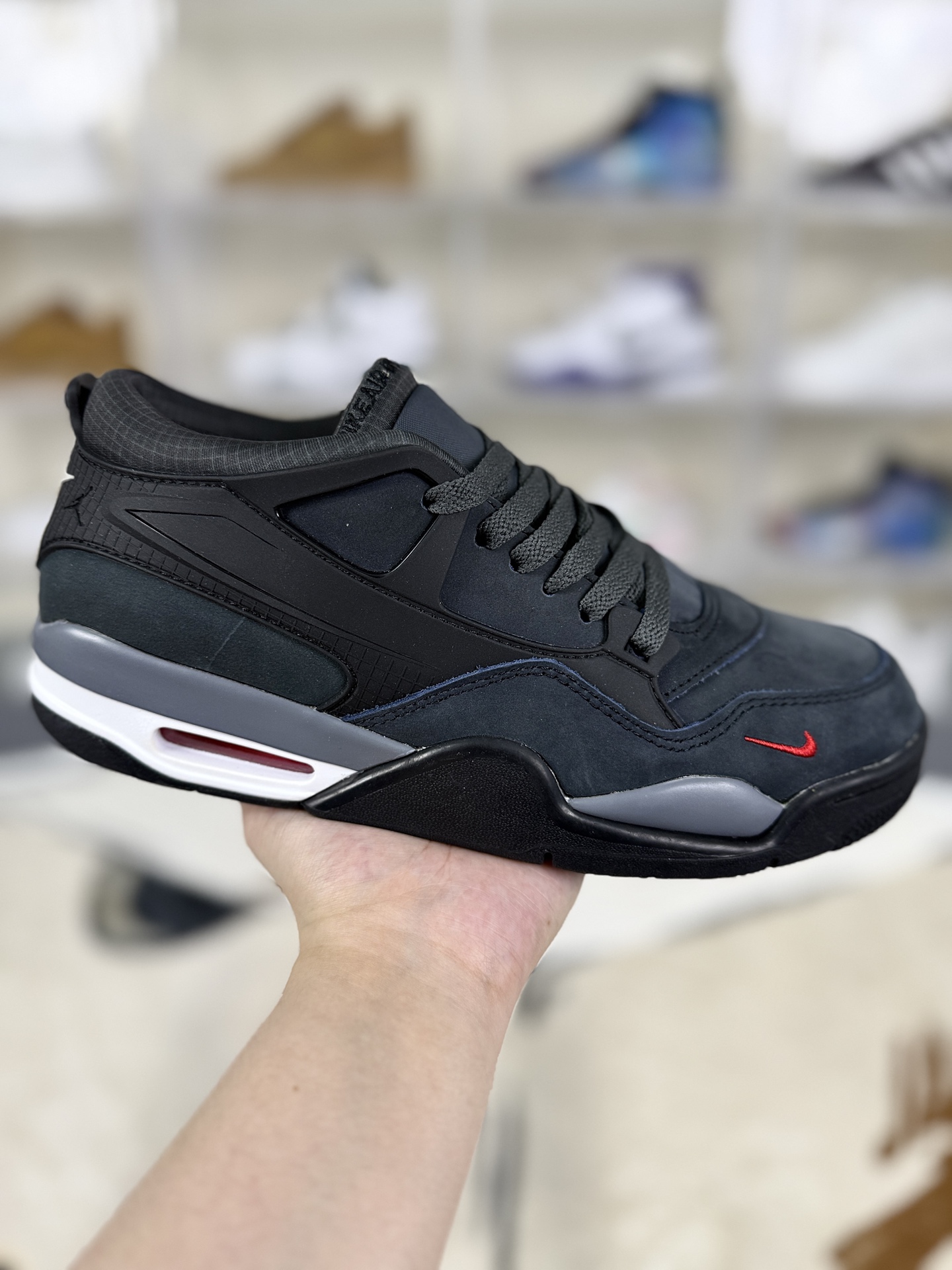 Nigel Sylvester x Jordan Air Jordan 4 RM SP Anthracite Low Basketball Shoes 2 i1756405180098 7782 0 0