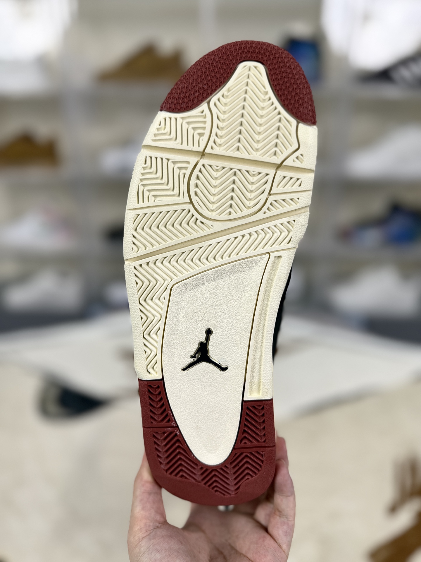 Air Jordan 4 RM Low Retro Basketball Shoes - Black & White, Comfortable & Stylish 6 i1756405205841 5640 0 4