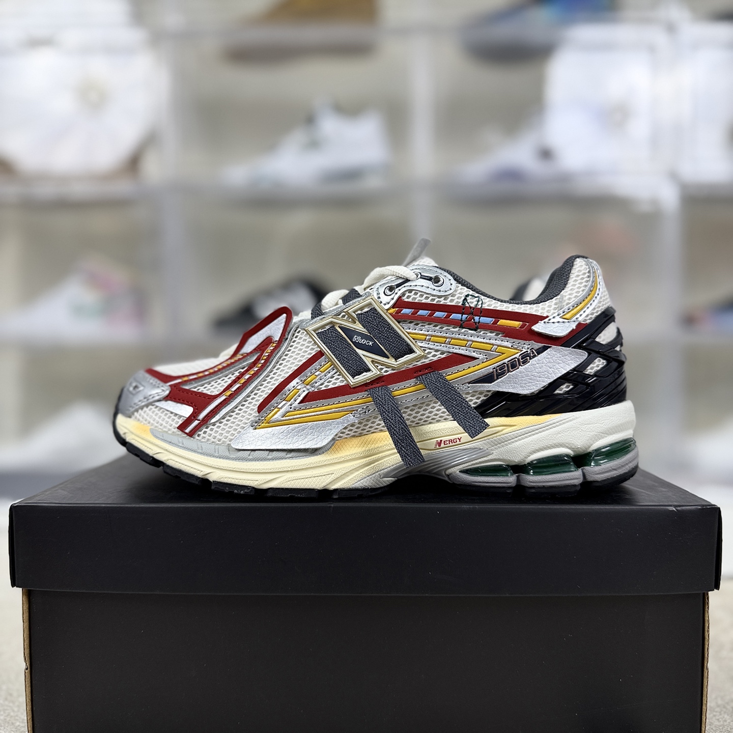 New Balance 1906R Jarvis Team80 Running Shoes - Grey/White/Silver/Red 9 i1756493919227 4036 0 8