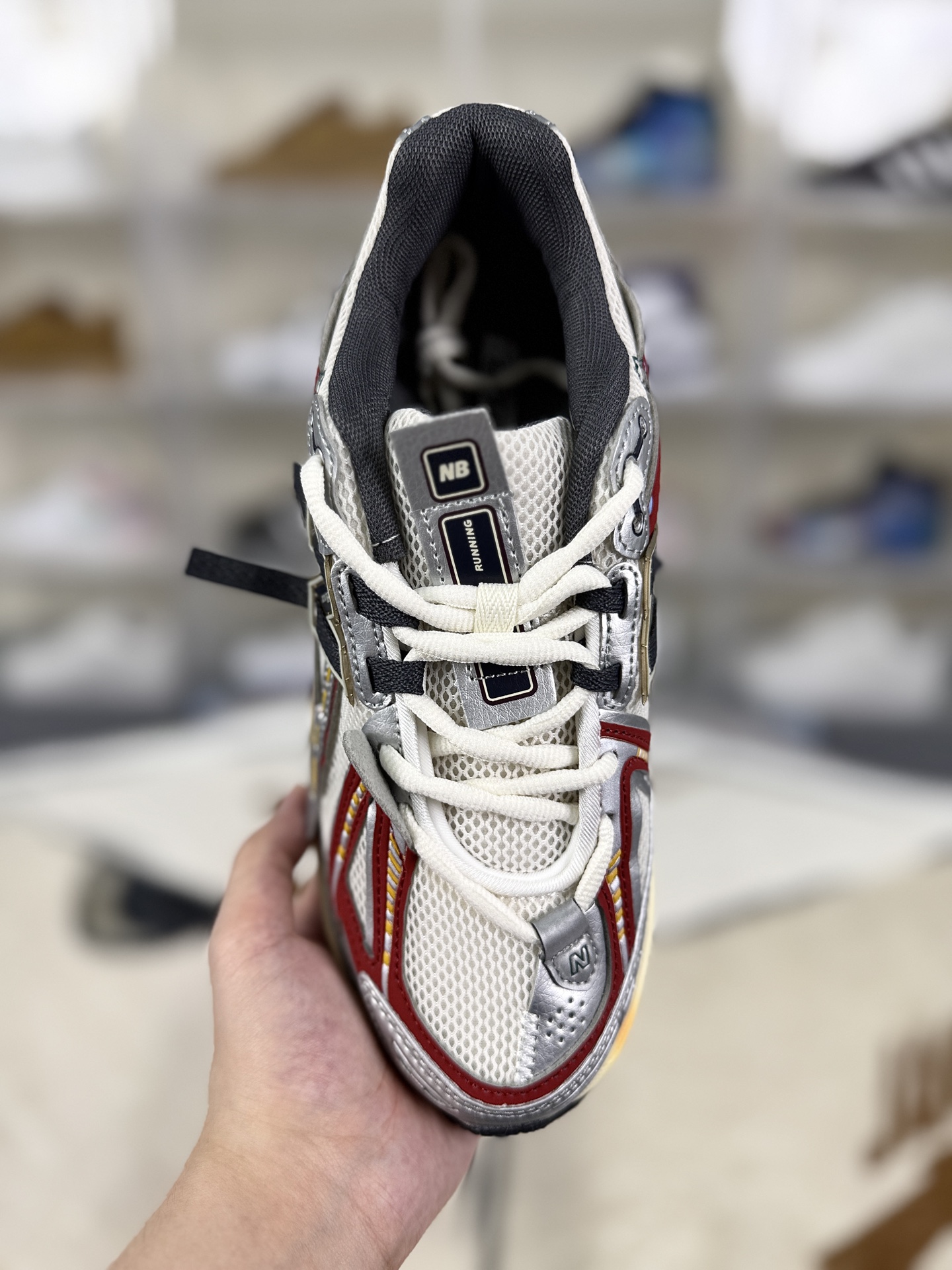 New Balance 1906R Jarvis Team80 Running Shoes - Grey/White/Silver/Red 4 i1756493922701 4586 0 3
