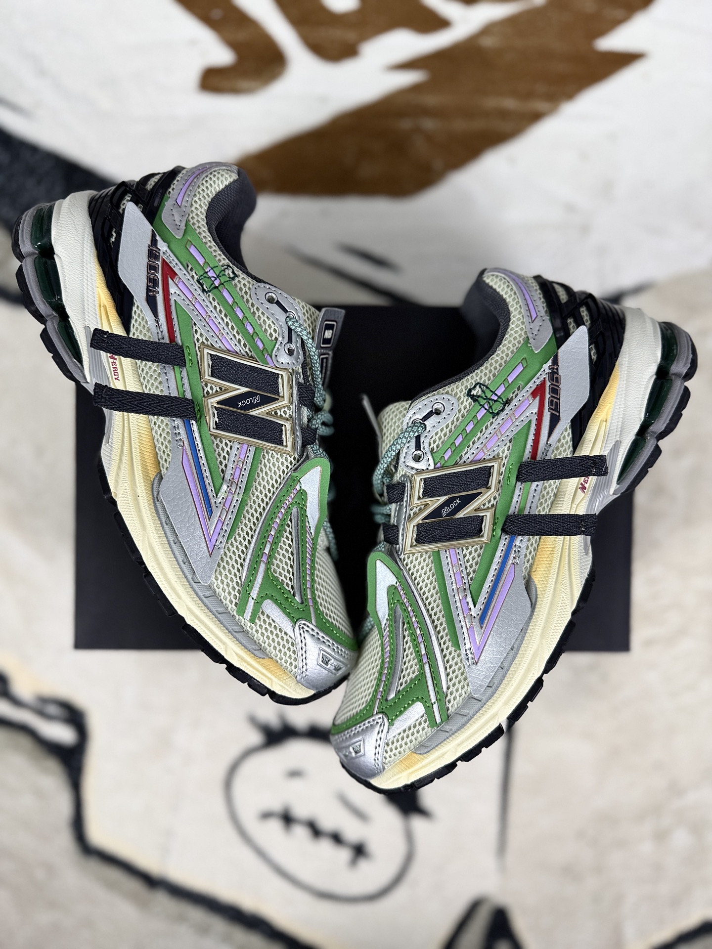 New Balance 1906R Running Shoes - Retro Style, Modern Comfort, Grey/Green 5 i1756493948154 8990 0 6