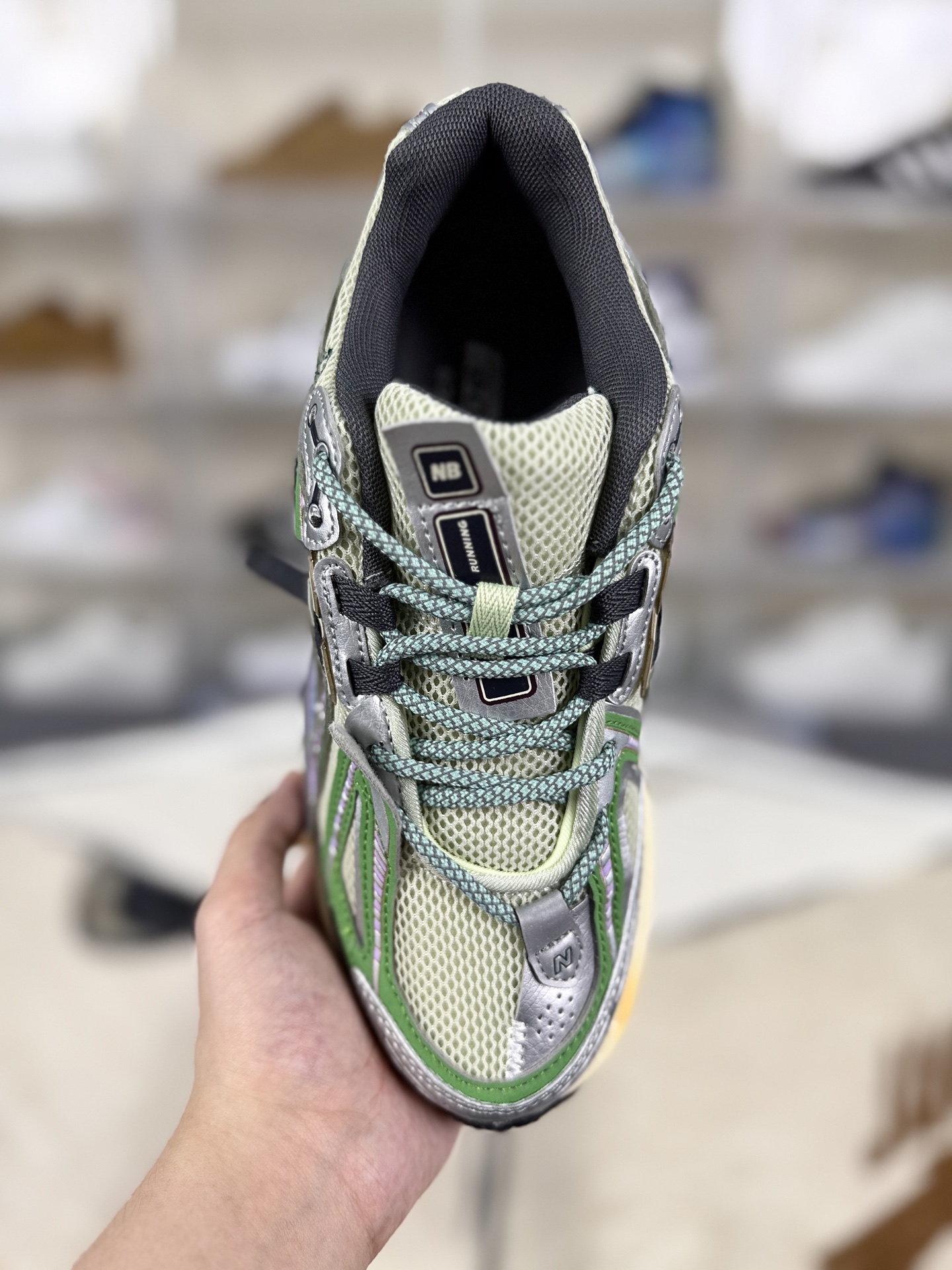 New Balance 1906R Running Shoes - Retro Style, Modern Comfort, Grey/Green 4 i1756493948321 8294 0 3