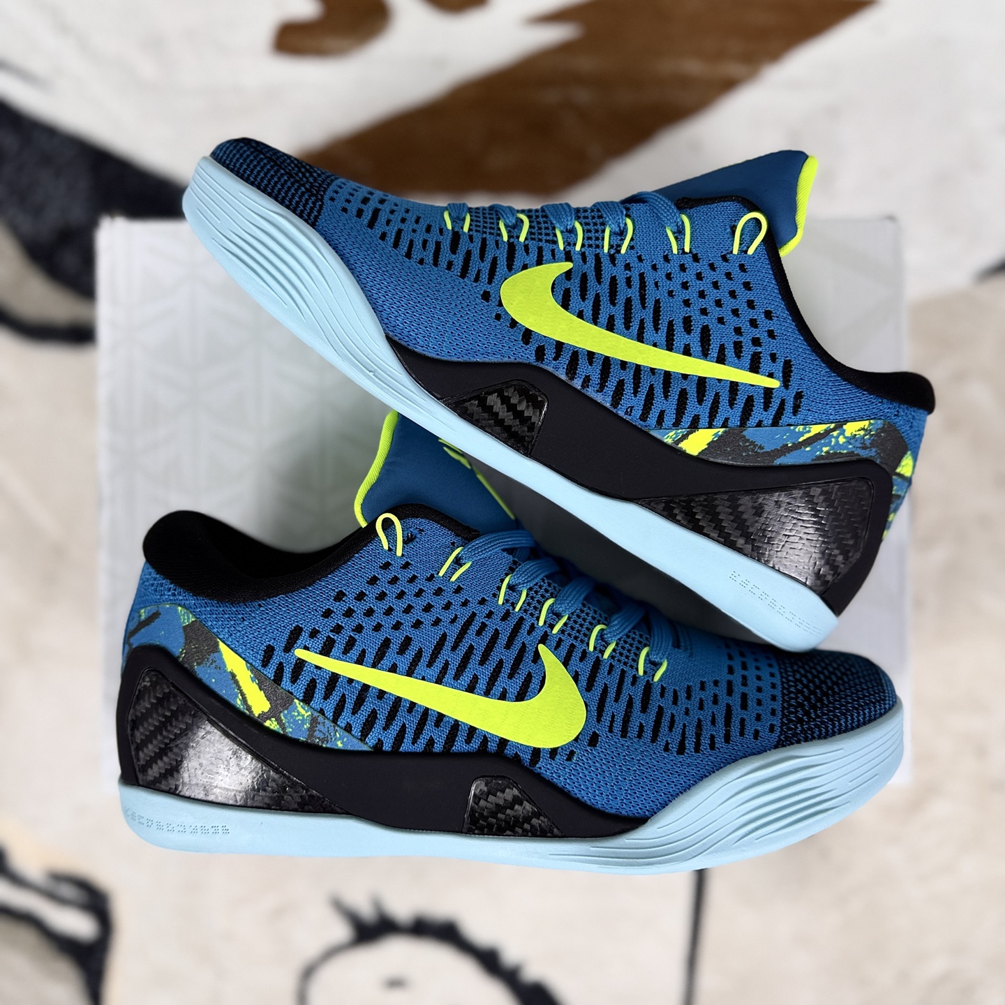 Nike Kobe 9 Elite Low Protro Basketball Shoes - Blue - Size 39-46 8 i1756662757287 7640 0 7