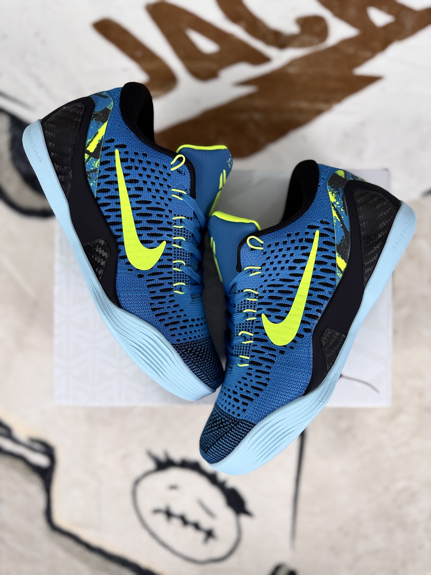 Nike Kobe 9 Elite Low Protro Basketball Shoes - Blue - Size 39-46 5 i1756662757288 4509 0 6
