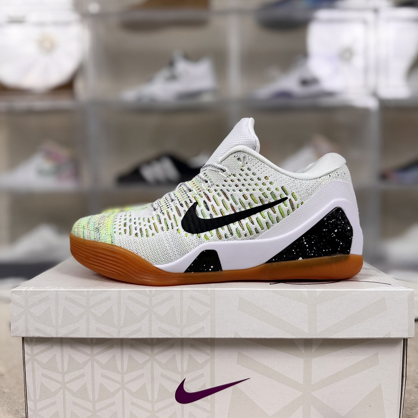 Nike Kobe 9 Elite Premium Low HTM Milan Basketball Shoes - White Multi-Color 10 i1756662853572 2601 0 8