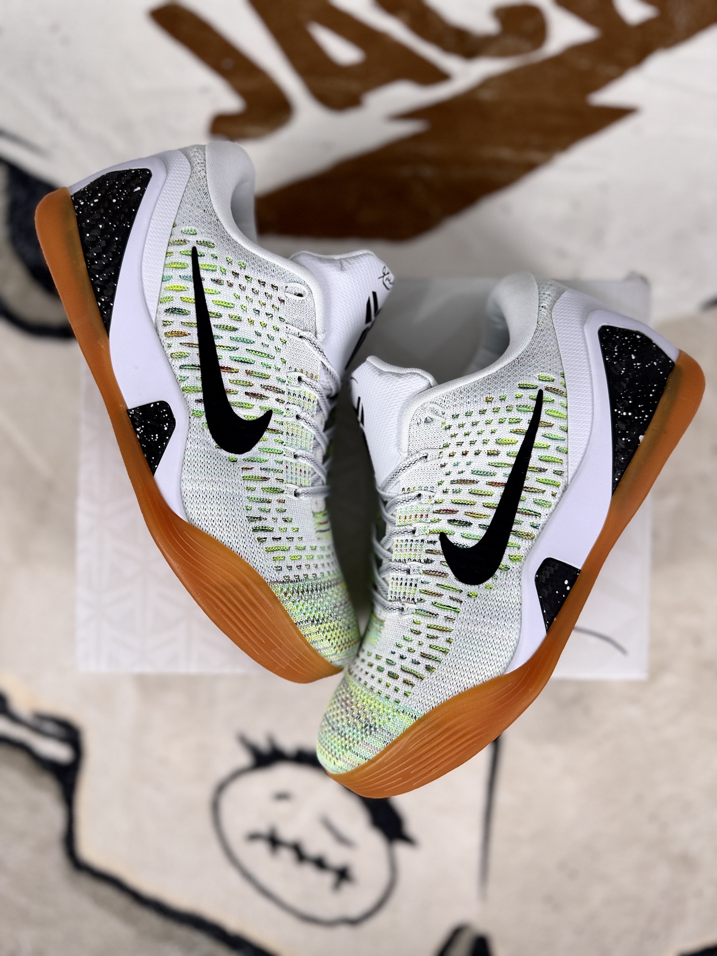 Nike Kobe 9 Elite Premium Low HTM Milan Basketball Shoes - White Multi-Color 6 i1756662853695 7637 0 6