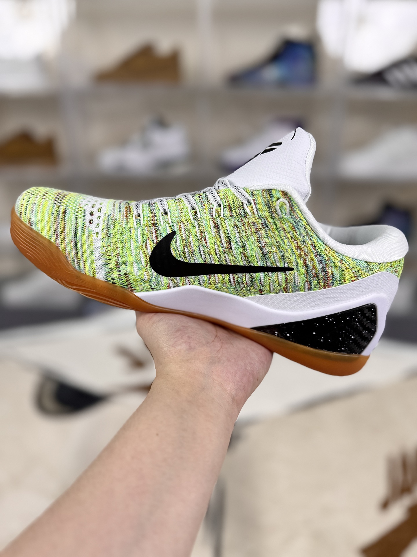 Nike Kobe 9 Elite Premium Low HTM Milan Basketball Shoes - White Multi-Color 3 i1756662853843 7348 0 1