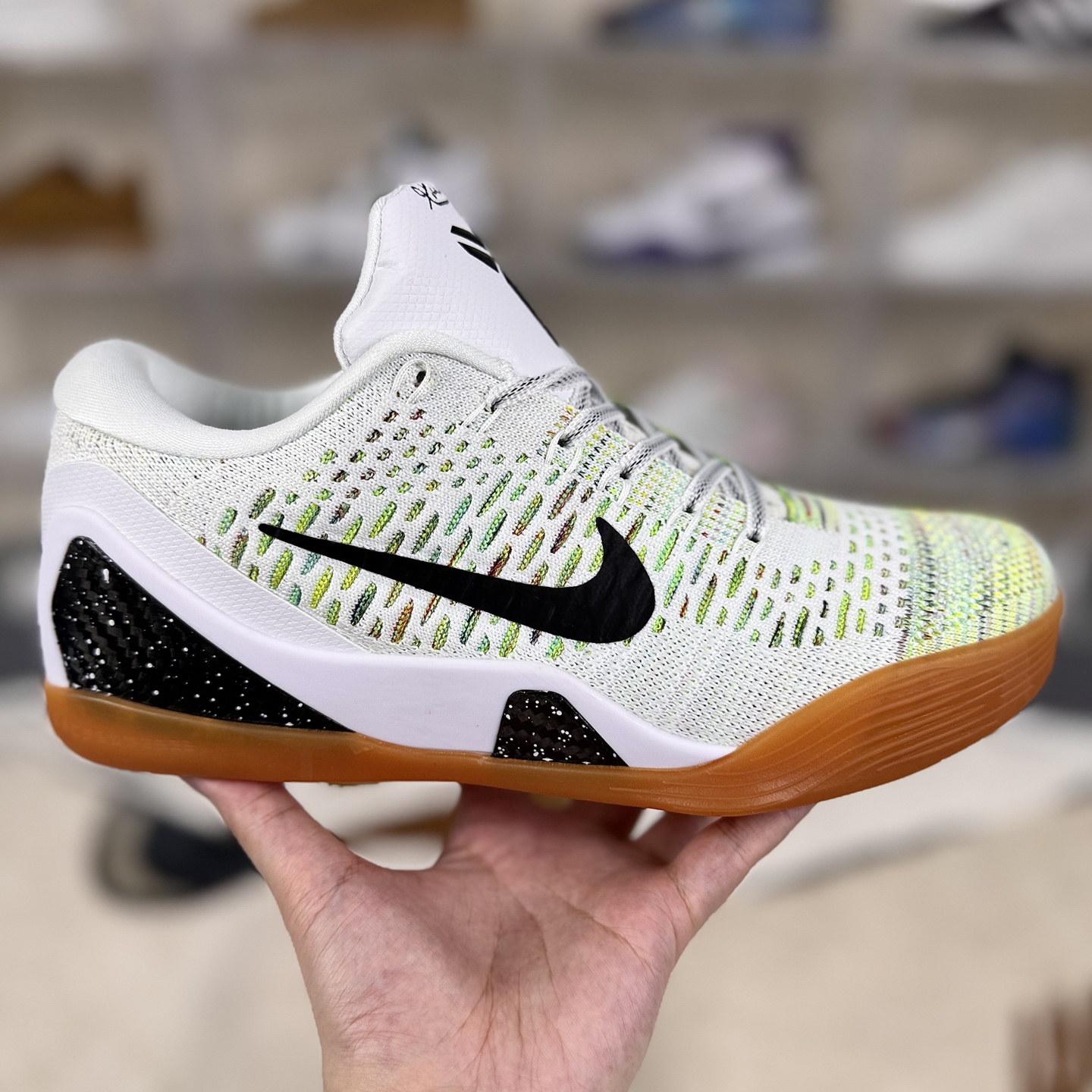 Nike Kobe 9 Elite Premium Low HTM Milan Basketball Shoes - White Multi-Color 8 i1756662855298 869 0 5