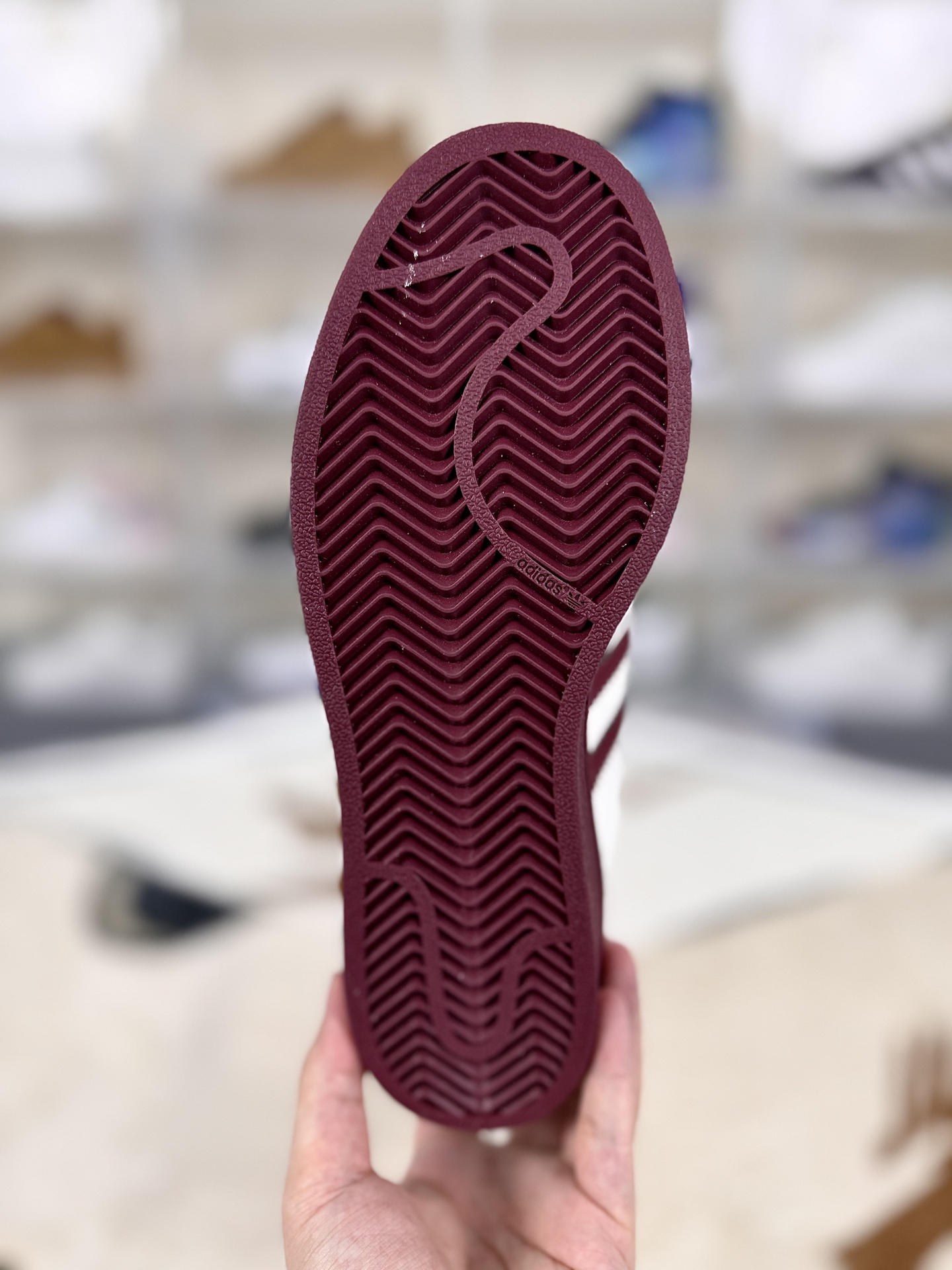 Adidas Originals Superstar Women's Classic Low-Top Sneakers - White/Burgundy 7 i1756748576230 5984 0 4