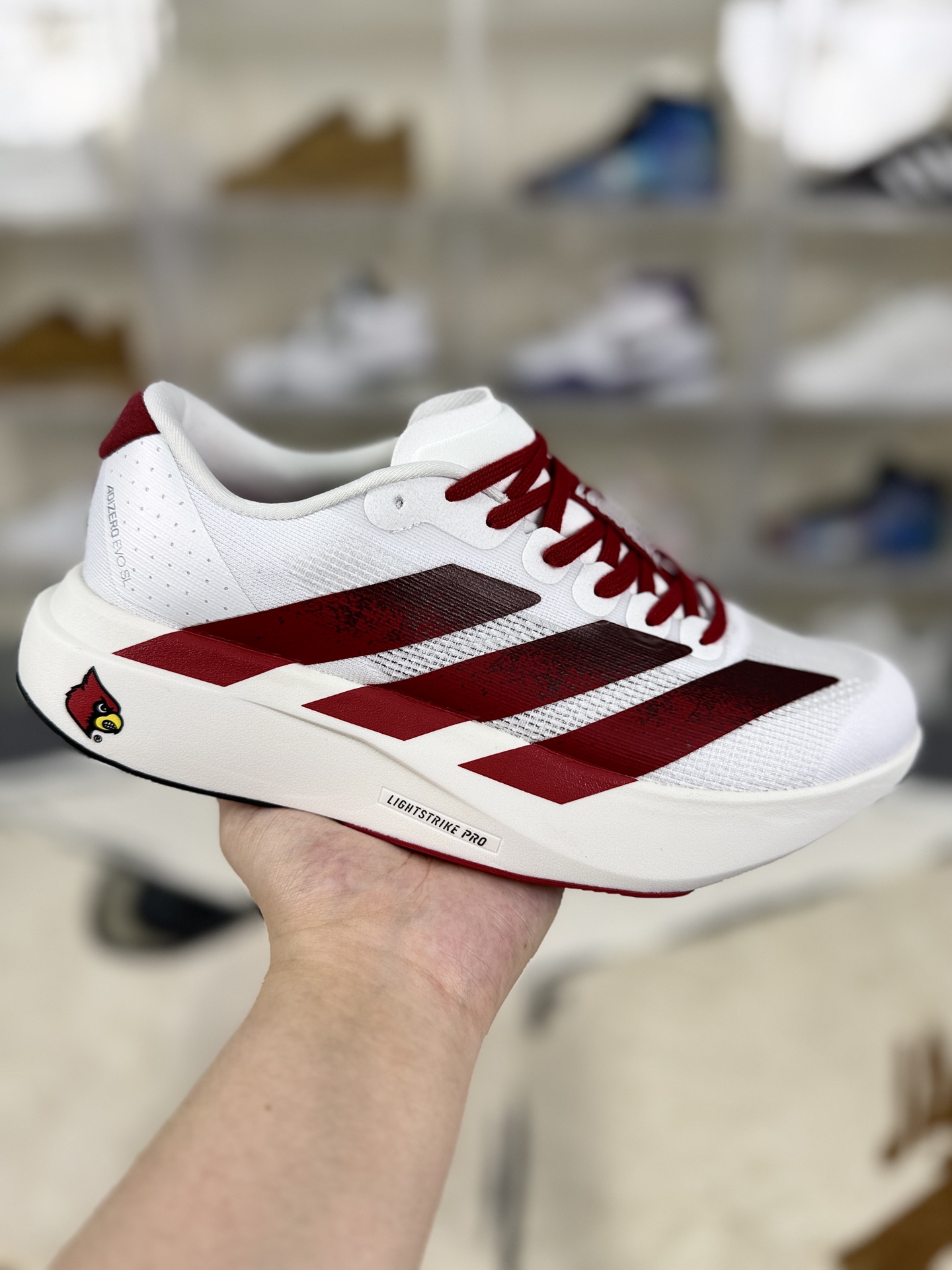 Adidas Adizero Evo SL Louis Vuittonville Running Shoes - White/Red, Lightweight Design 1 i1756836164727 1611 0 0