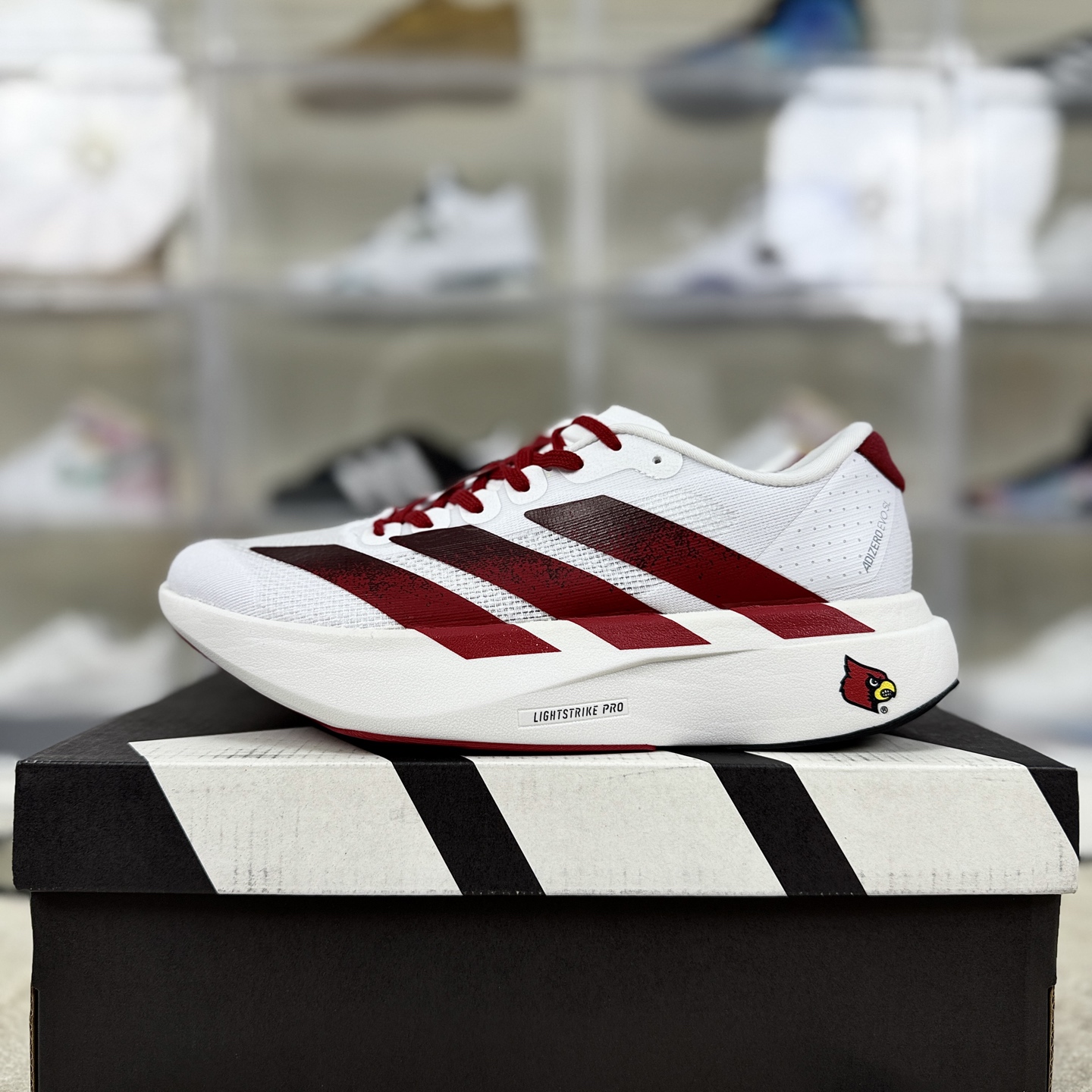 Adidas Adizero Evo SL Louis Vuittonville Running Shoes - White/Red, Lightweight Design 9 i1756836166396 8620 0 8