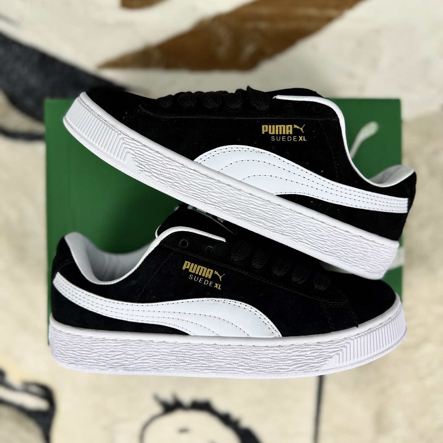 Puma Suede XL: Classic Black & White Low-Top Sneakers for Men & Women 9 i1757006051525 9390 0 7