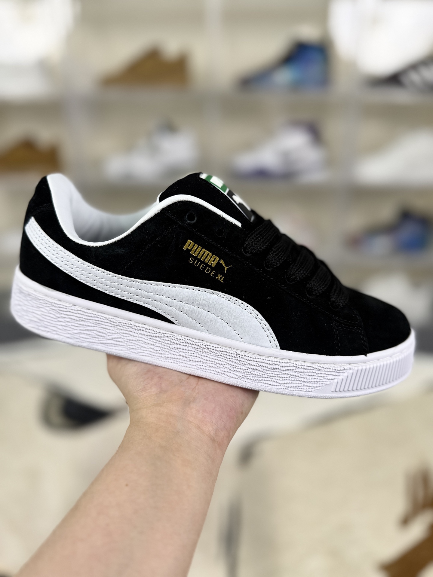 Puma Suede XL: Classic Black & White Low-Top Sneakers for Men & Women 2 i1757006051700 1555 0 0