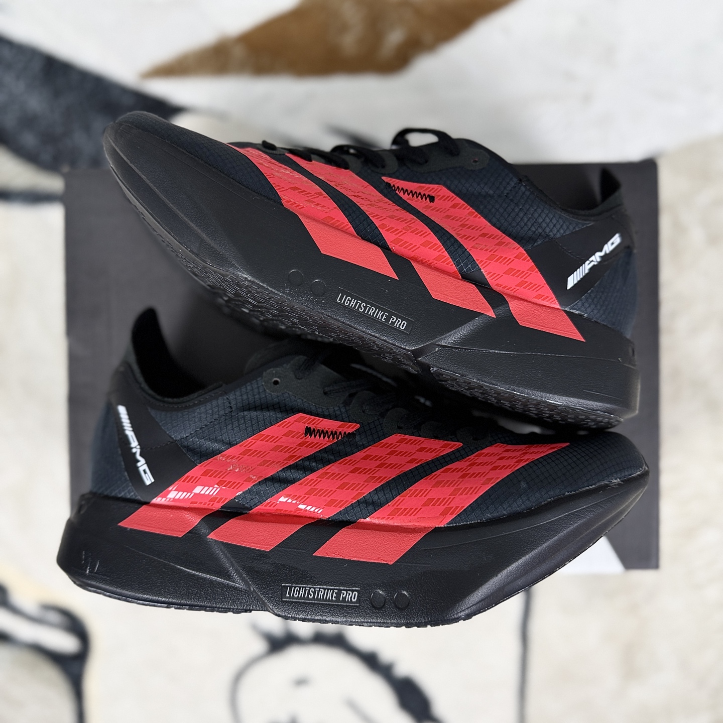 Adidas Adizero Adios Pro 4 AMG Motorsport Running Shoes - Black/Red 9 i1757181791505 1642 0 7