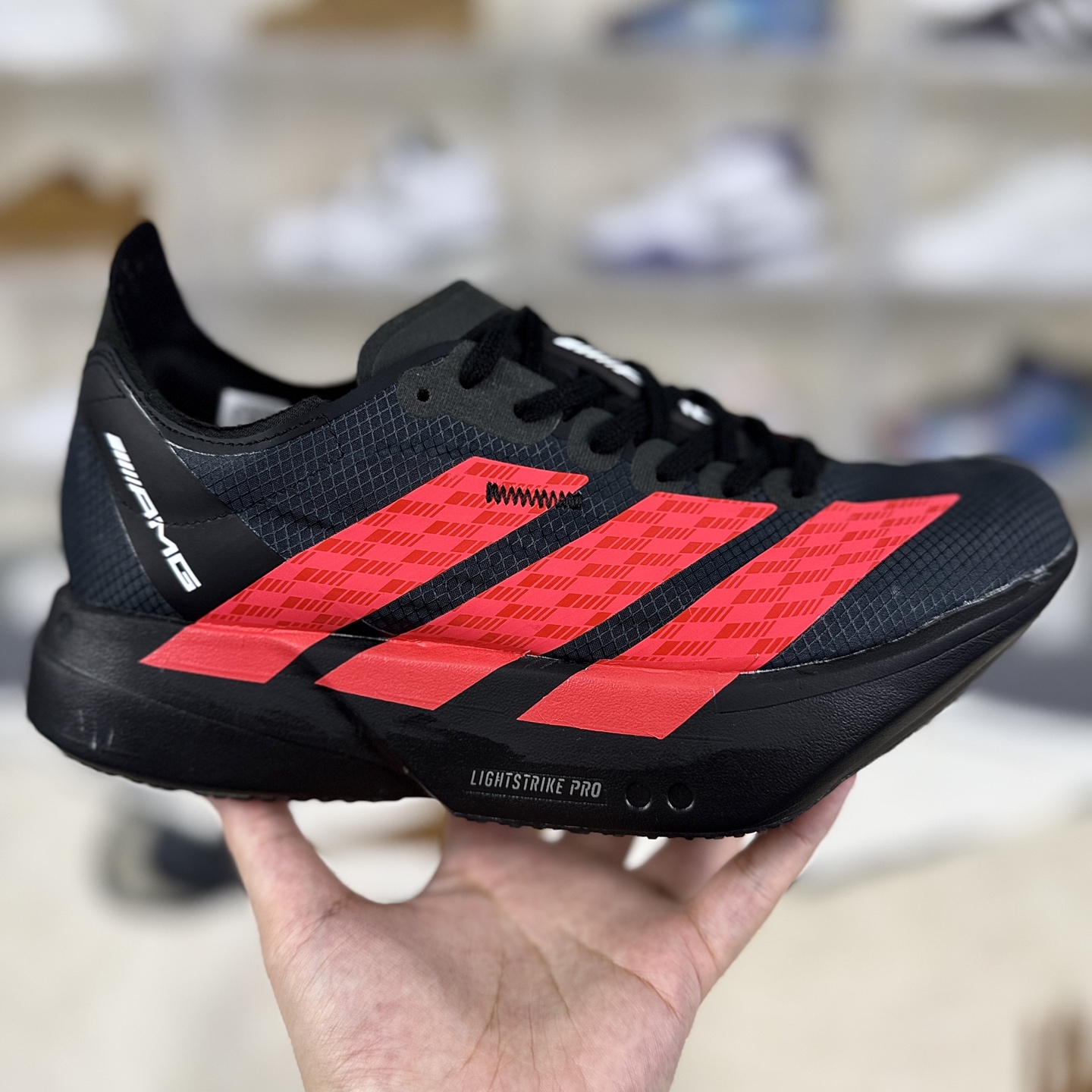 Adidas Adizero Adios Pro 4 AMG Motorsport Running Shoes - Black/Red 8 i1757181792924 837 0 5