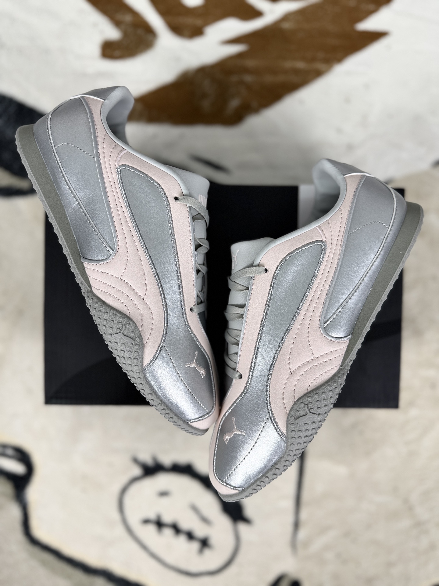 PUMA Bella V2 Leather Silver Pink Low-Top Lifestyle Sneakers for Women 6 i1757356540327 728 0 6