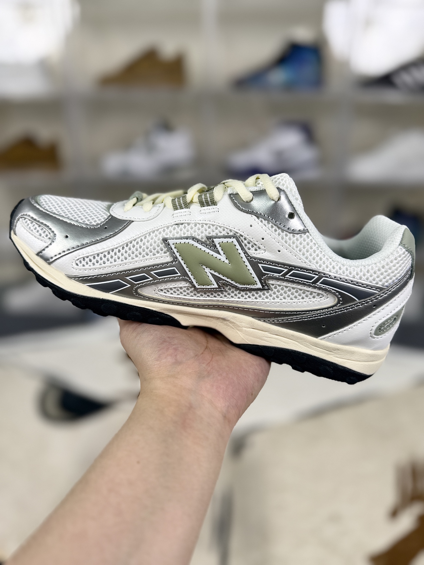 New Balance 204L Silver White Green Lifestyle Running Shoes - Fashion & Comfort 3 i1757356568699 7684 0 1