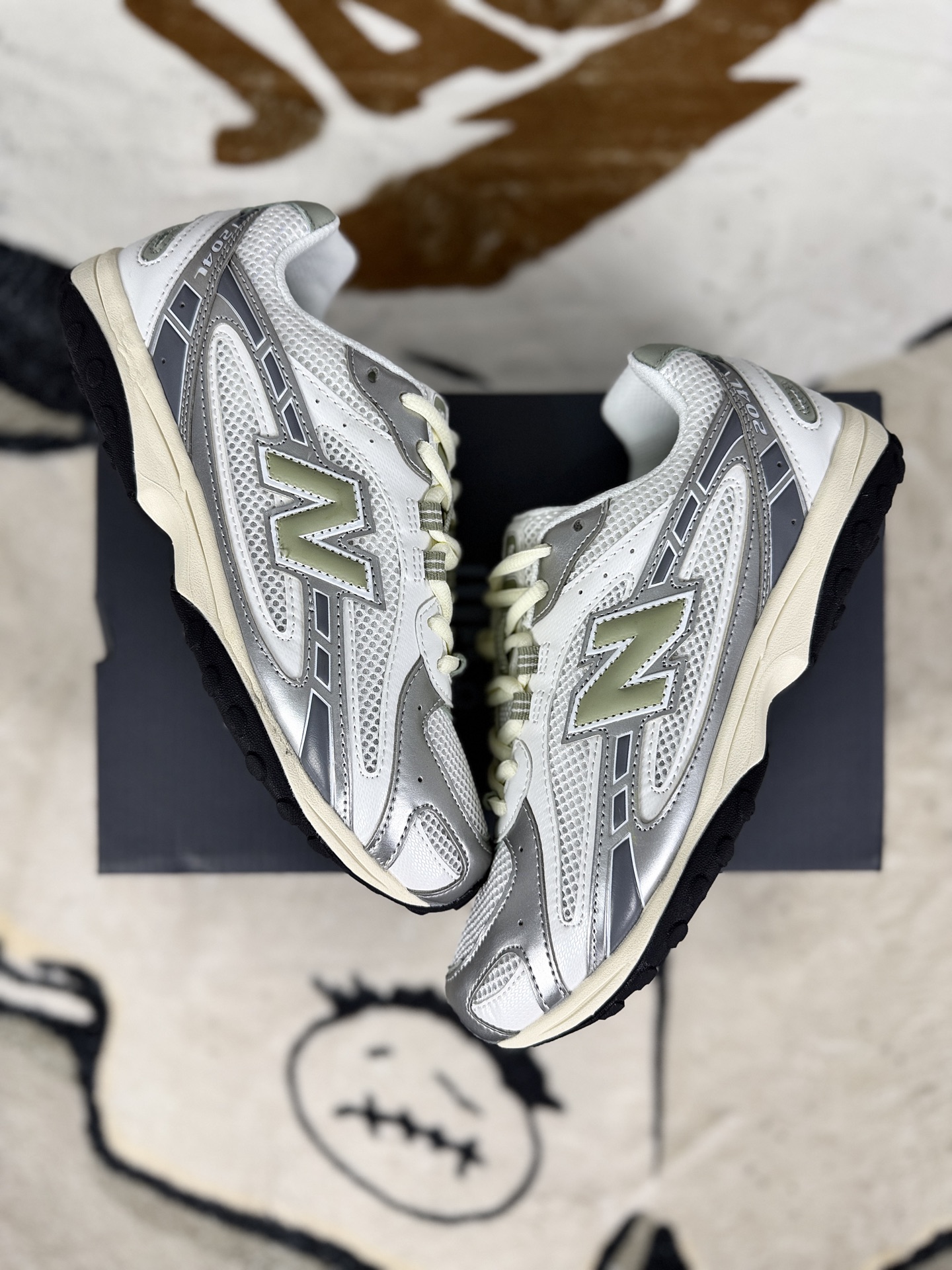 New Balance 204L Silver White Green Lifestyle Running Shoes - Fashion & Comfort 6 i1757356568751 9563 0 6