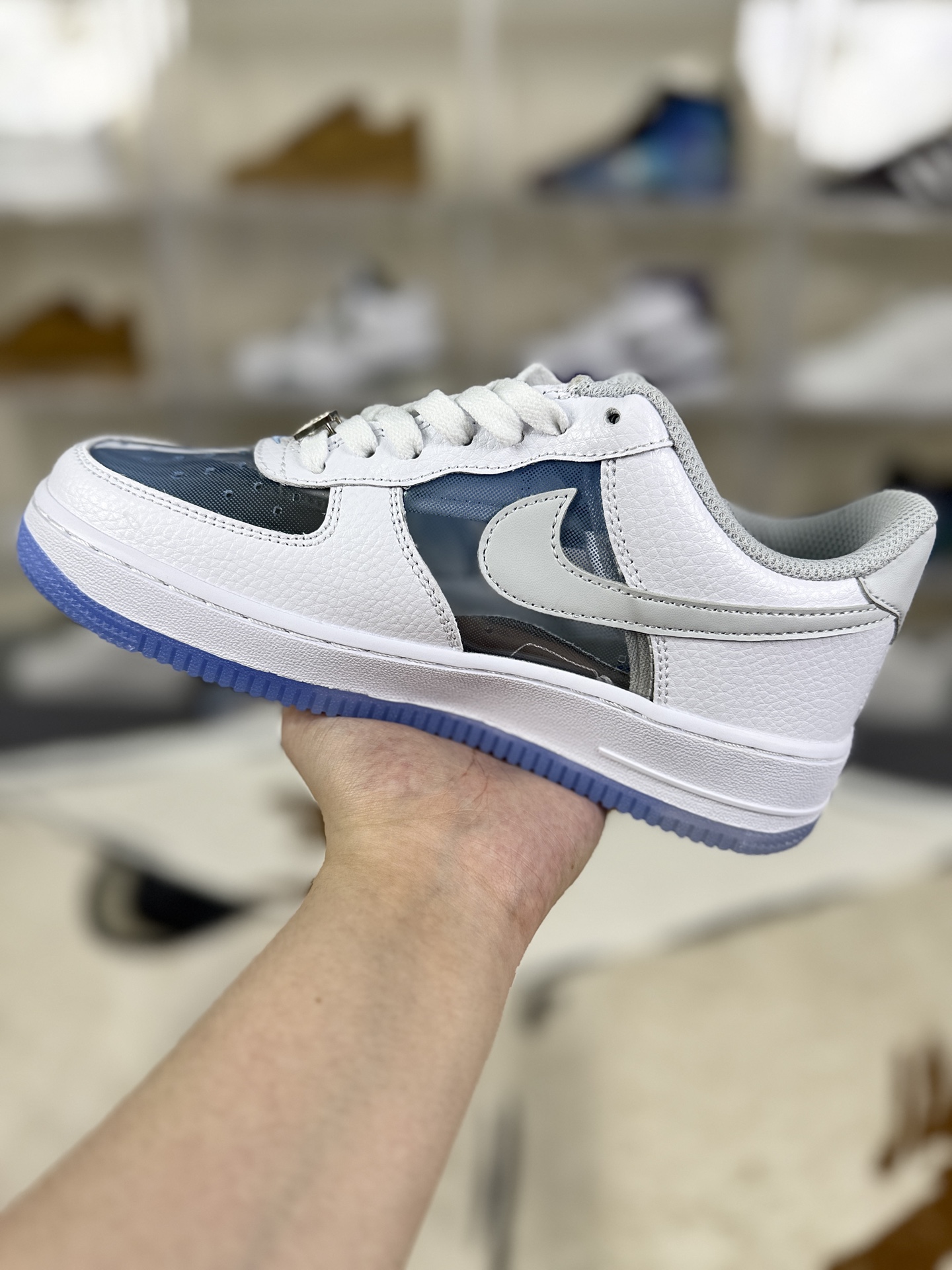 Nike Air Force 1 Low White Blue - Classic, Comfortable, and Durable Sneakers 3 i1757699921571 3320 0 1