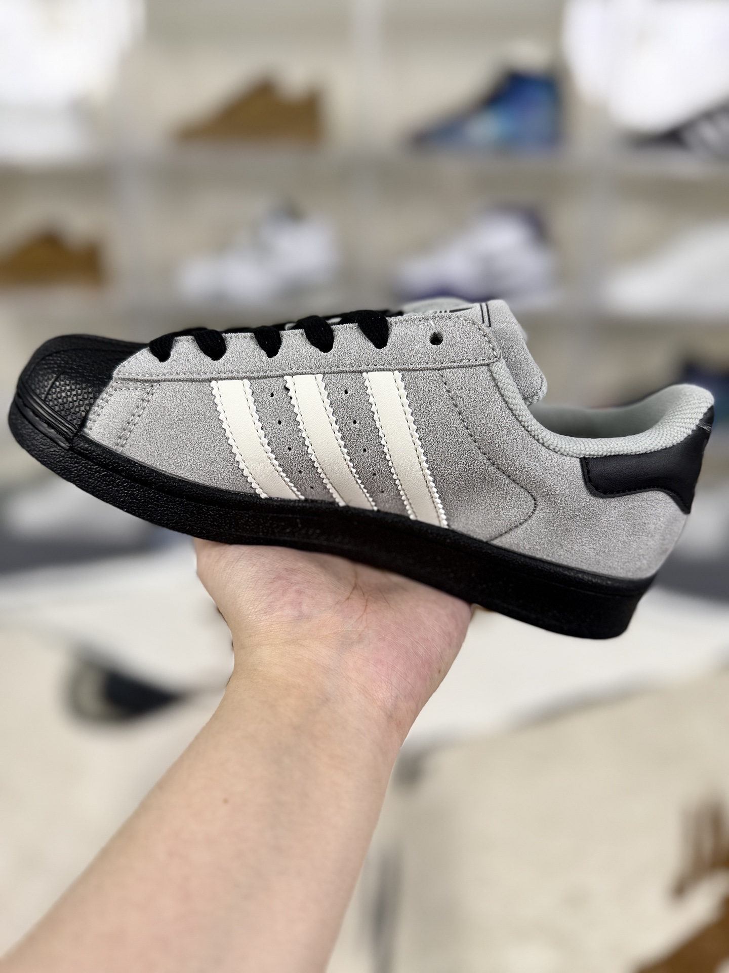 Adidas Originals Superstar Gray Suede Classic Low-Top Sneakers Unisex 3 i1757699975225 9671 0 1
