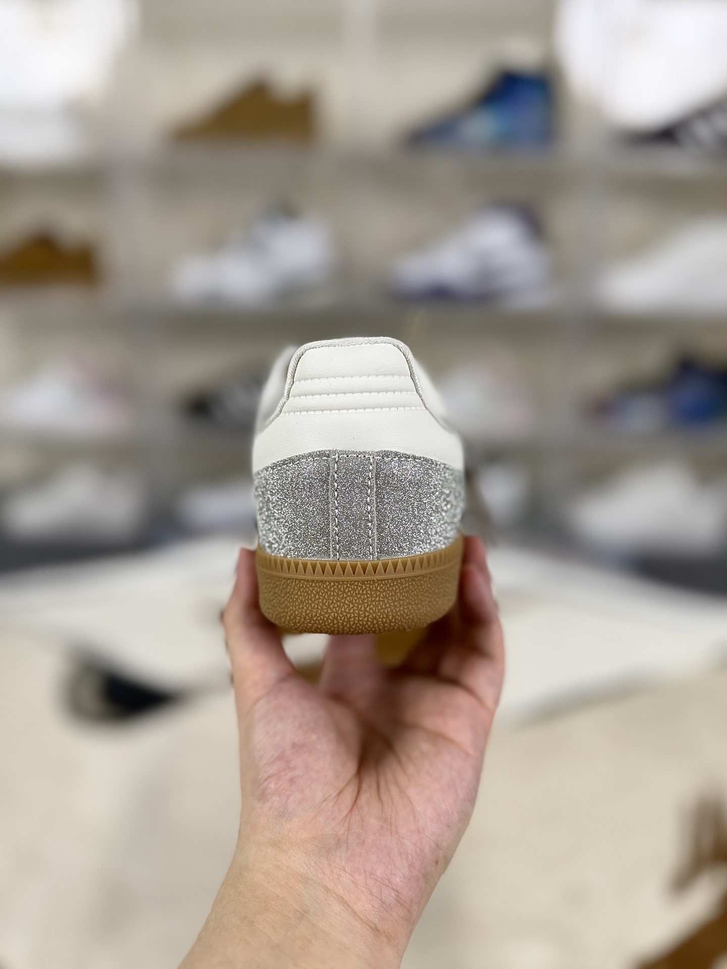 Adidas Originals Samba Shiny Pack Sneakers - Silver, Unisex, Low Top, Comfortable 4 i1757700071776 2560 0 2