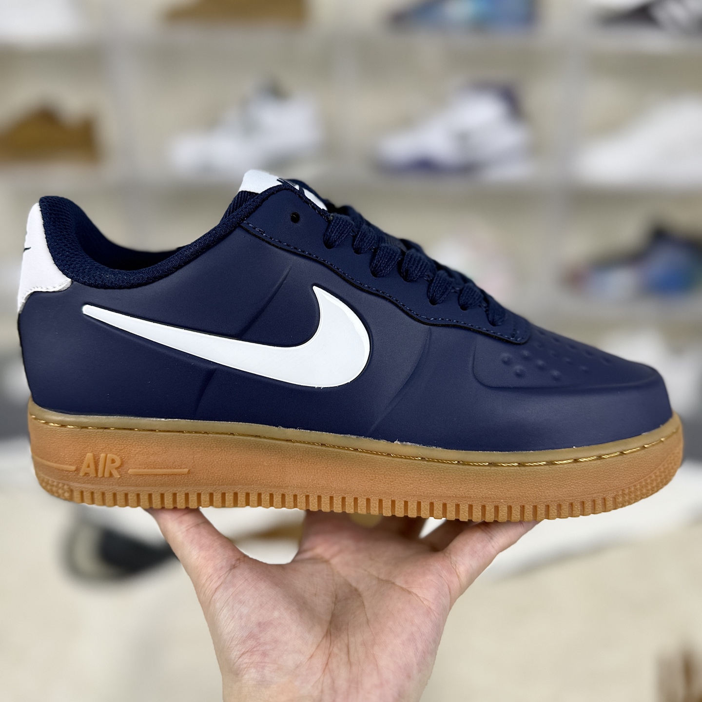 Nike Air Force 1 Posite FL: Deep Blue & White Low-Top Sneakers for Men 7 i1757700103062 3082 0 5