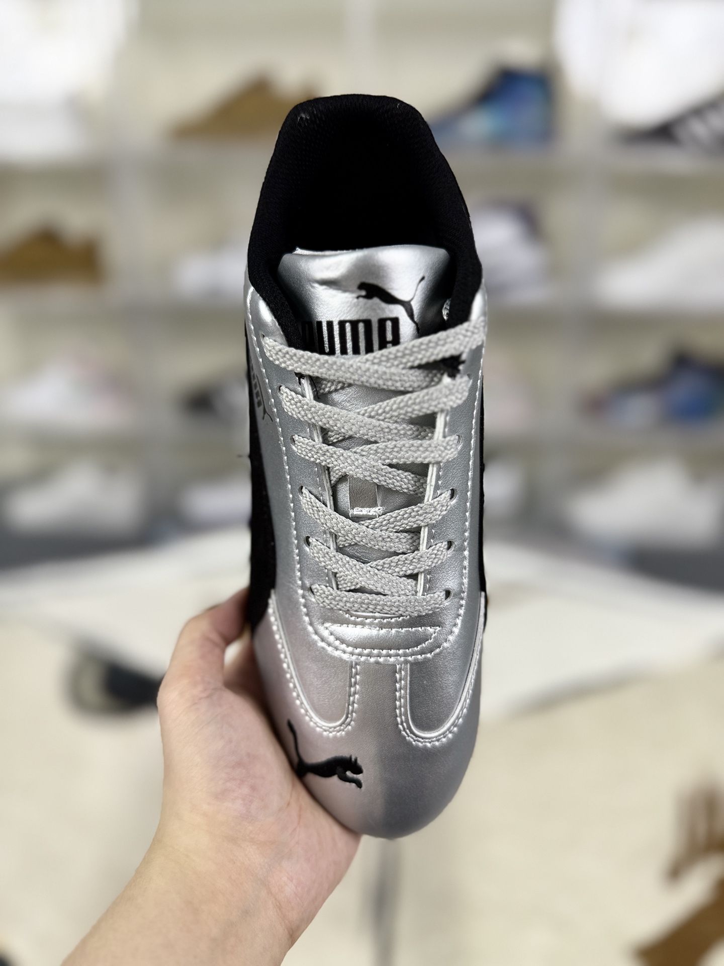 PUMA Speedcat OG Sneakers - Silver/Black, Low Profile, Comfortable, Unisex 5 i1757786301644 331 0 3
