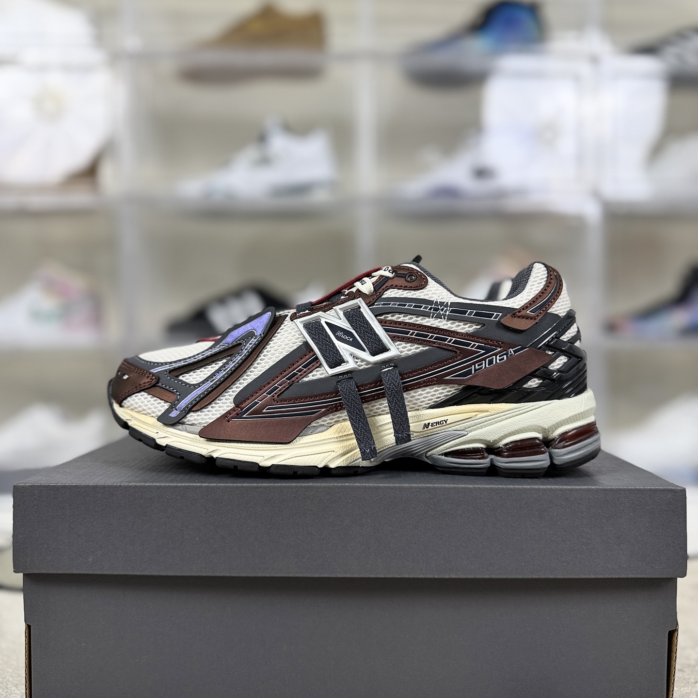 New Balance 1906A White Brown Retro Running Shoes - Unisex 10 i1757870268830 2905 0 8