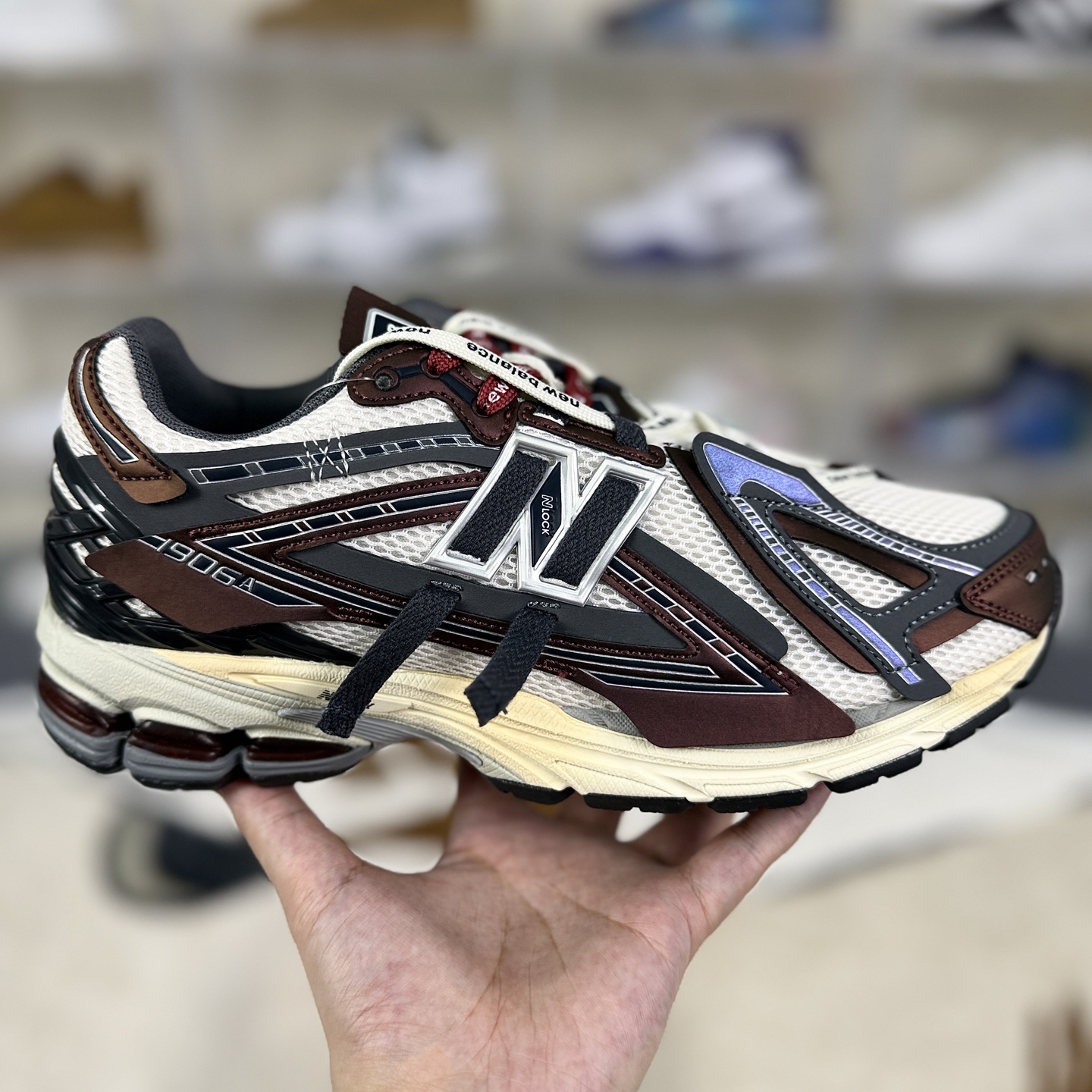 New Balance 1906A White Brown Retro Running Shoes - Unisex 8 i1757870268842 3246 0 5