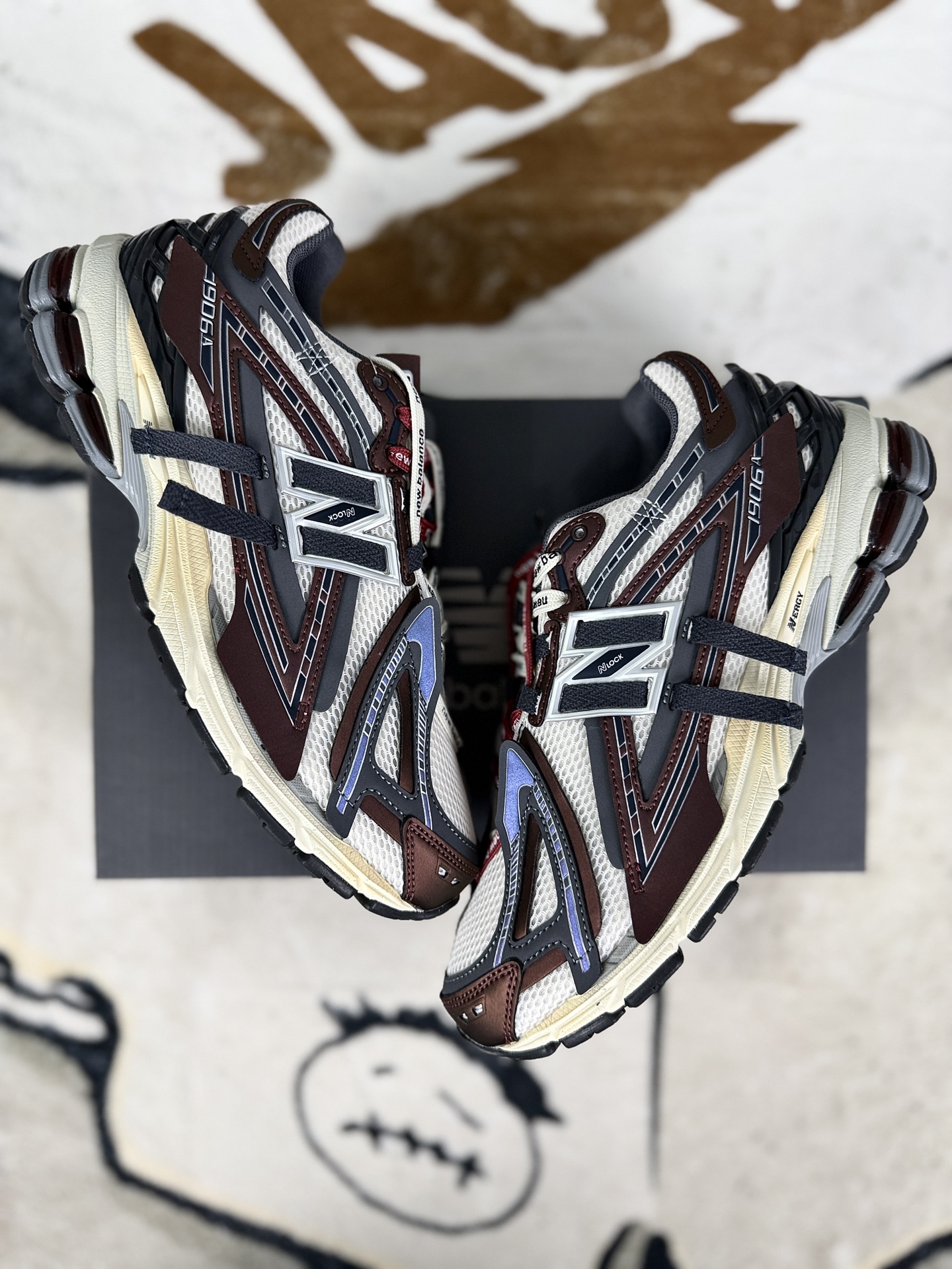 New Balance 1906A White Brown Retro Running Shoes - Unisex 6 i1757870268866 5069 0 6