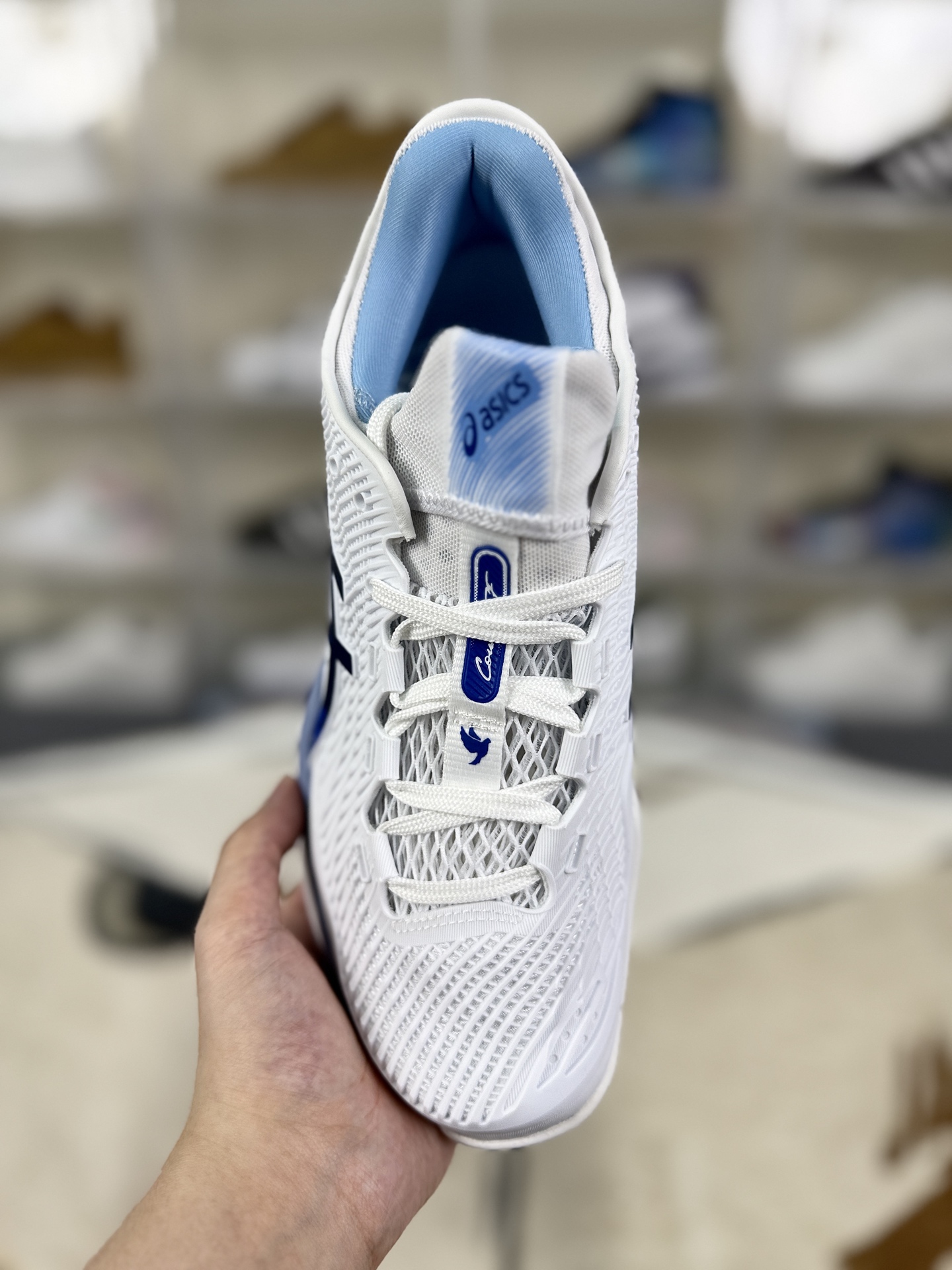 Asics Court FF 3 Novak White/Blue Tennis Shoes - Durable & Comfortable 4 i1757870304530 720 0 3