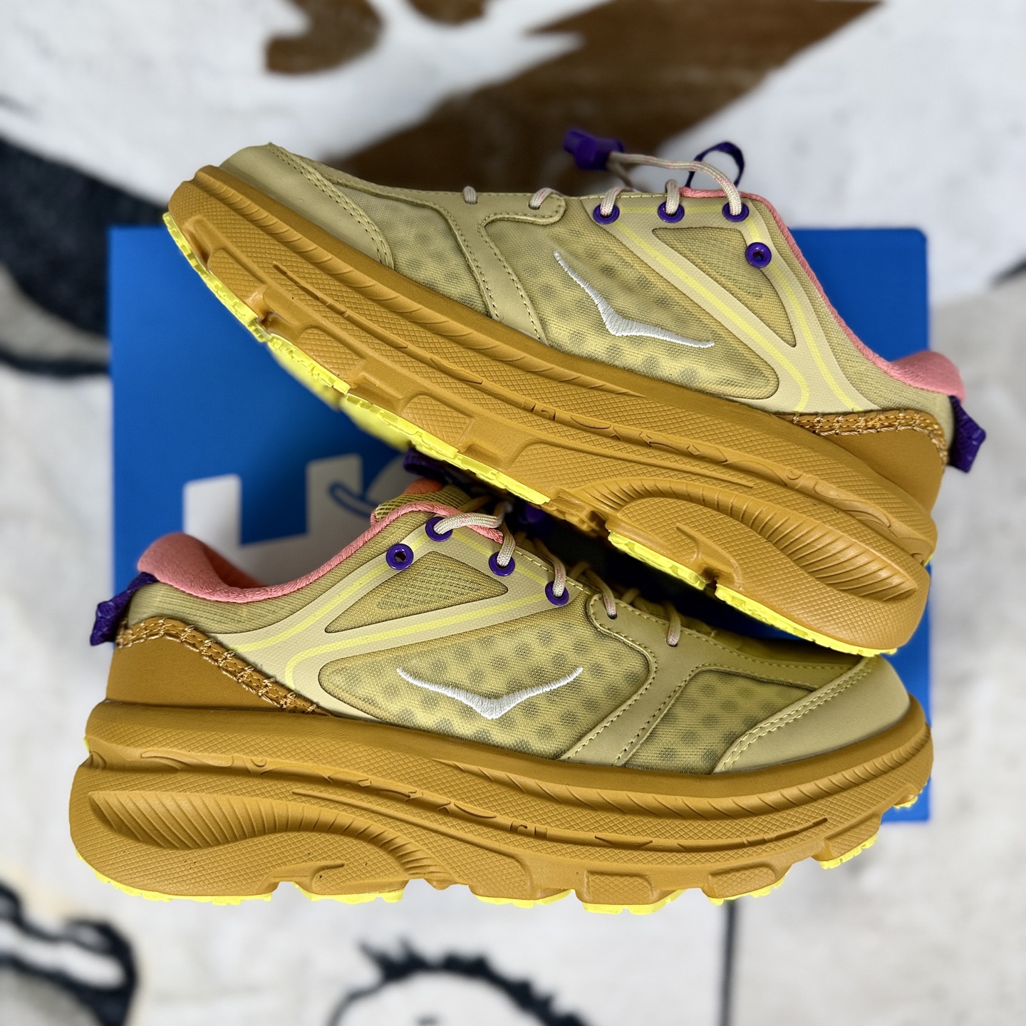 Hoka One One Bondi B 3 Flaxseed Varsity Yellow Running Shoes 9 i1757870325834 3162 0 7