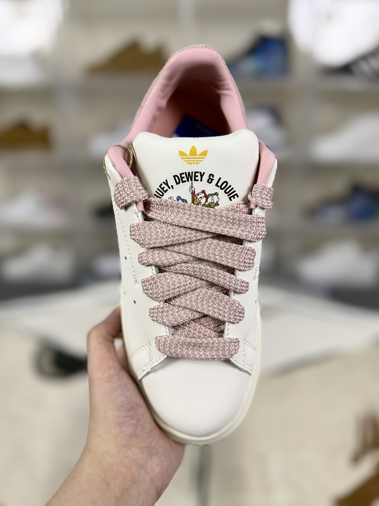 Disney x Adidas Stan Smith PF White/Pink Low-Top Sneakers - Women's Size 5 i1757870370285 4458 0 3