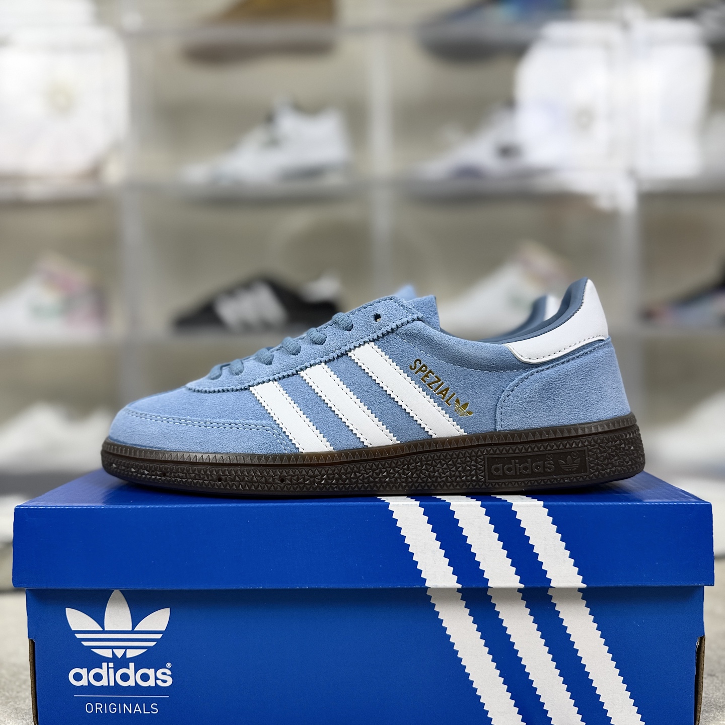 Adidas Originals Handball Spezial Low-Top Sneakers - Blue/White, Unisex Style 9 i1758309988490 8860 0 8