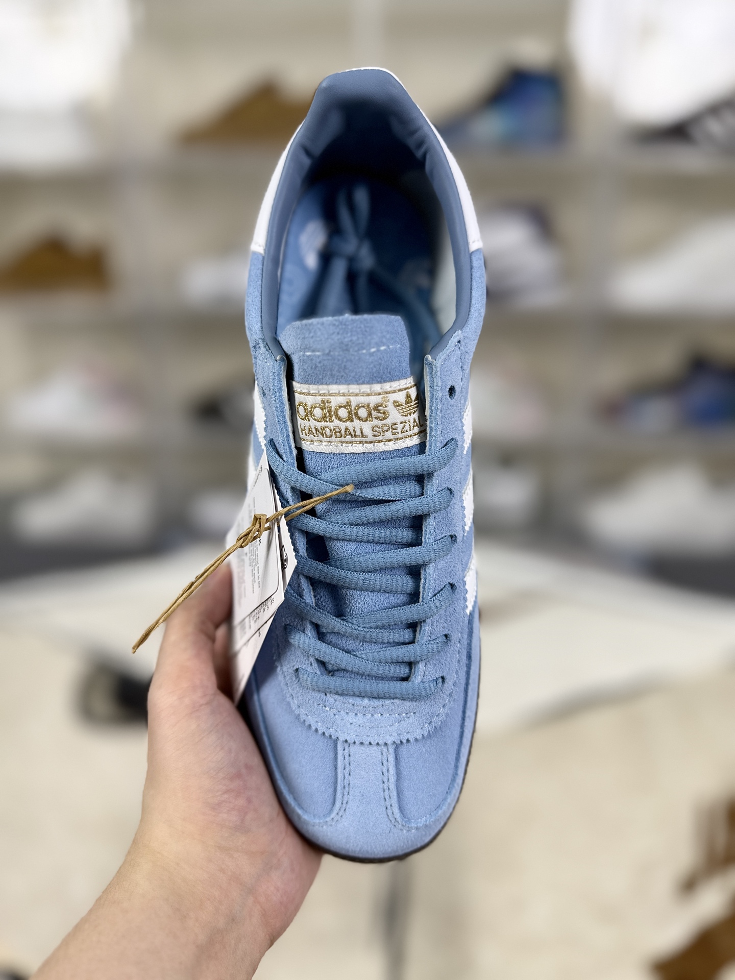 Adidas Originals Handball Spezial Low-Top Sneakers - Blue/White, Unisex Style 4 i1758309988491 4076 0 3