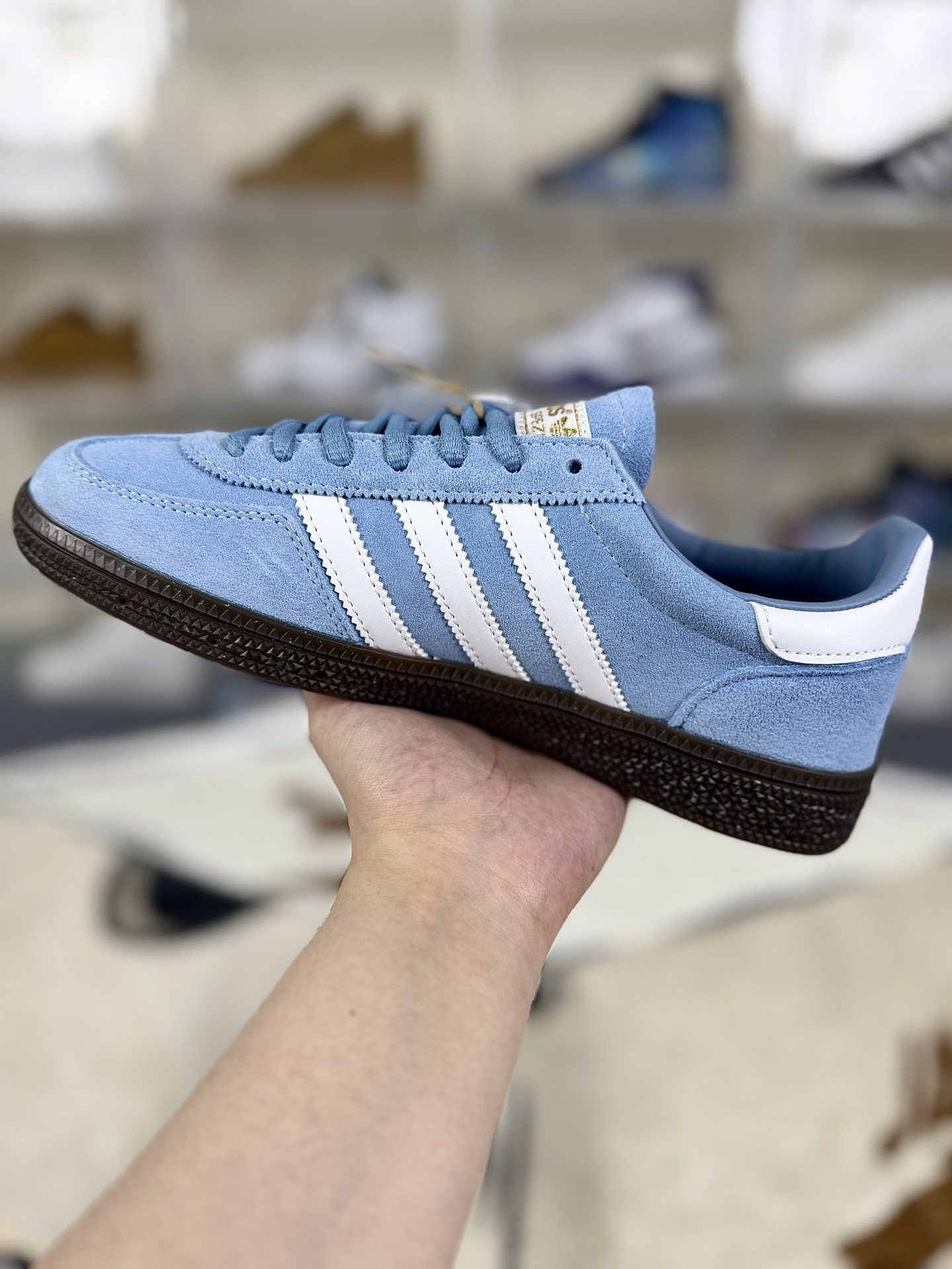 Adidas Originals Handball Spezial Low-Top Sneakers - Blue/White, Unisex Style 2 i1758309988491 5812 0 1