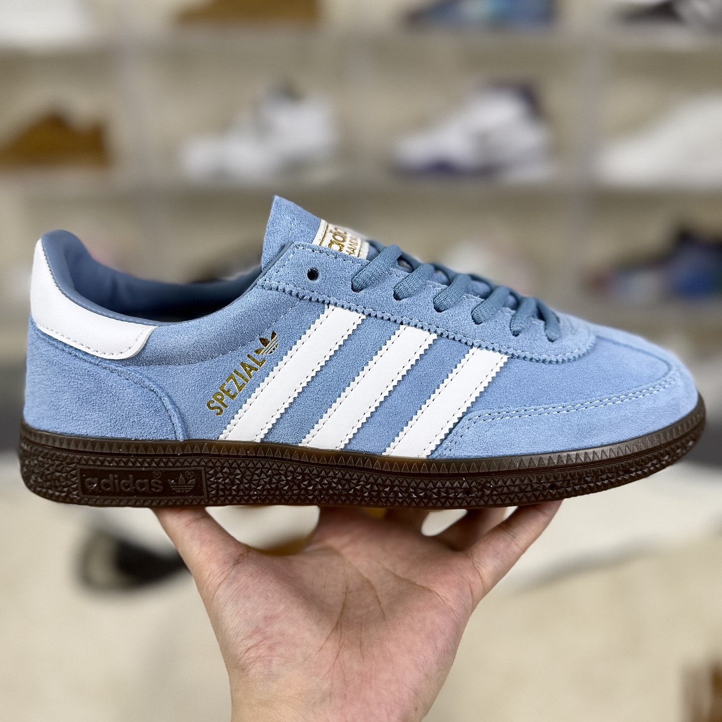 Adidas Originals Handball Spezial Low-Top Sneakers - Blue/White, Unisex Style 7 i1758309991226 920 0 5