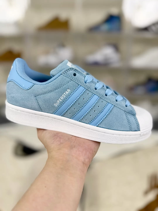 Adidas Originals Superstar ADV Blue Leather Casual Lifestyle Shoes