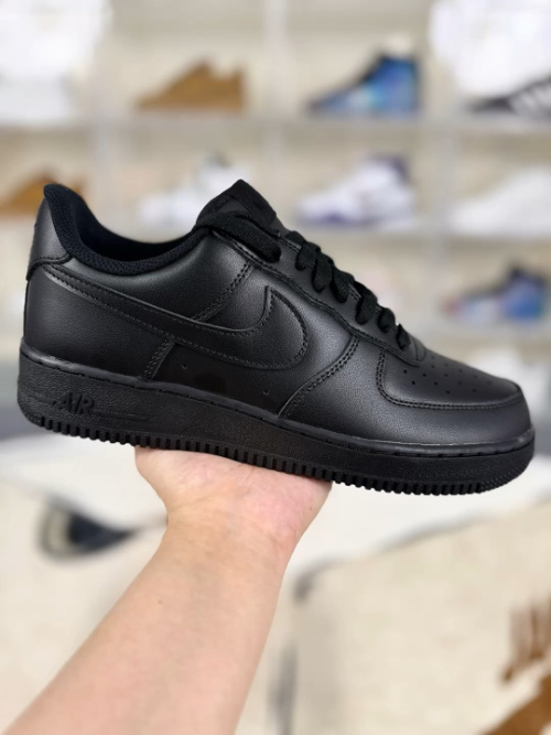 Nike Air Force 1 Low '07 Black - Classic Leather Sneakers for Men and Women 28 Nike Air Force 1 Low '07 Black - Classic Leather Sneakers for Men and Women